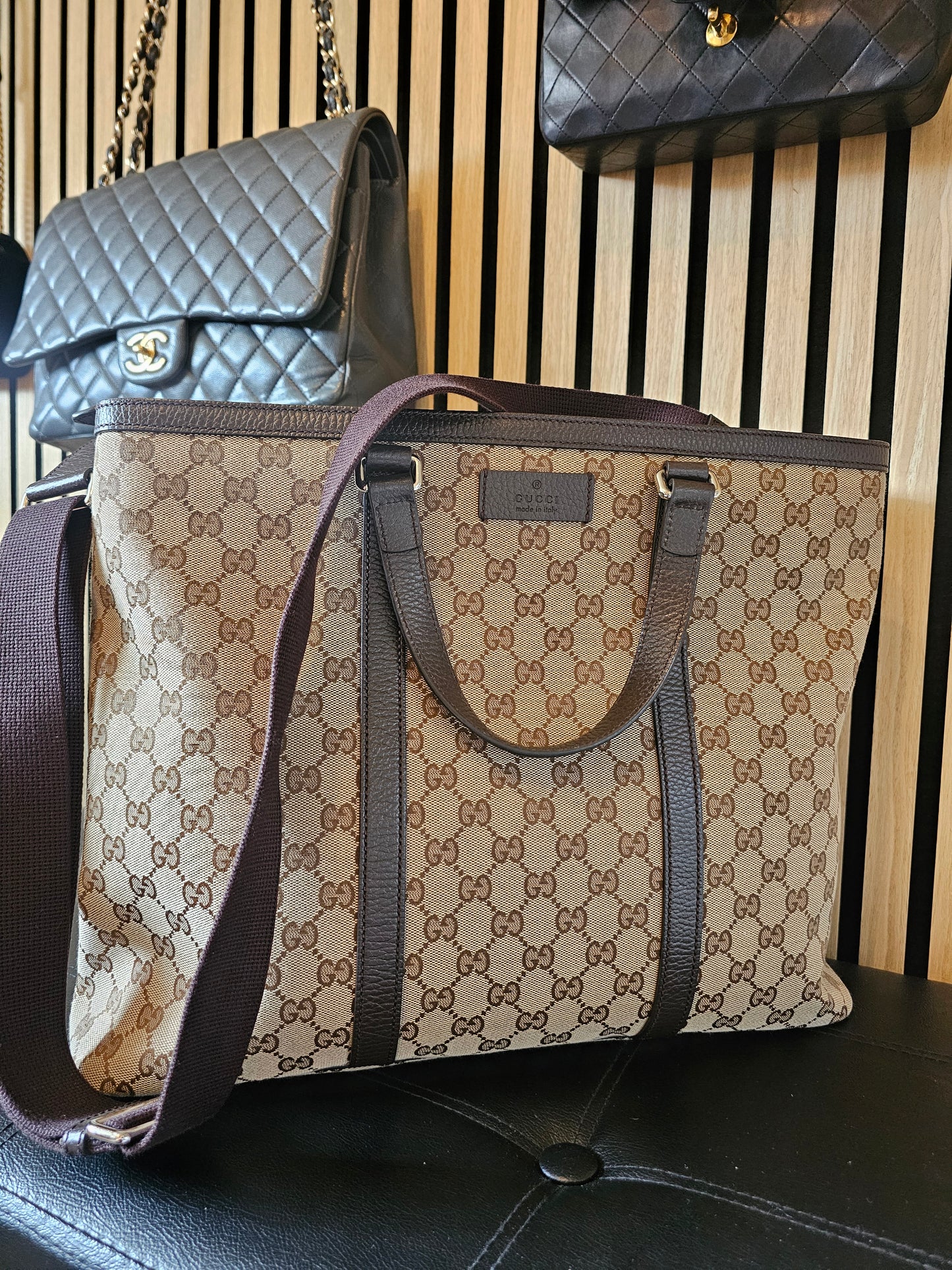 Gucci Tote bag GG supreme kanvas.