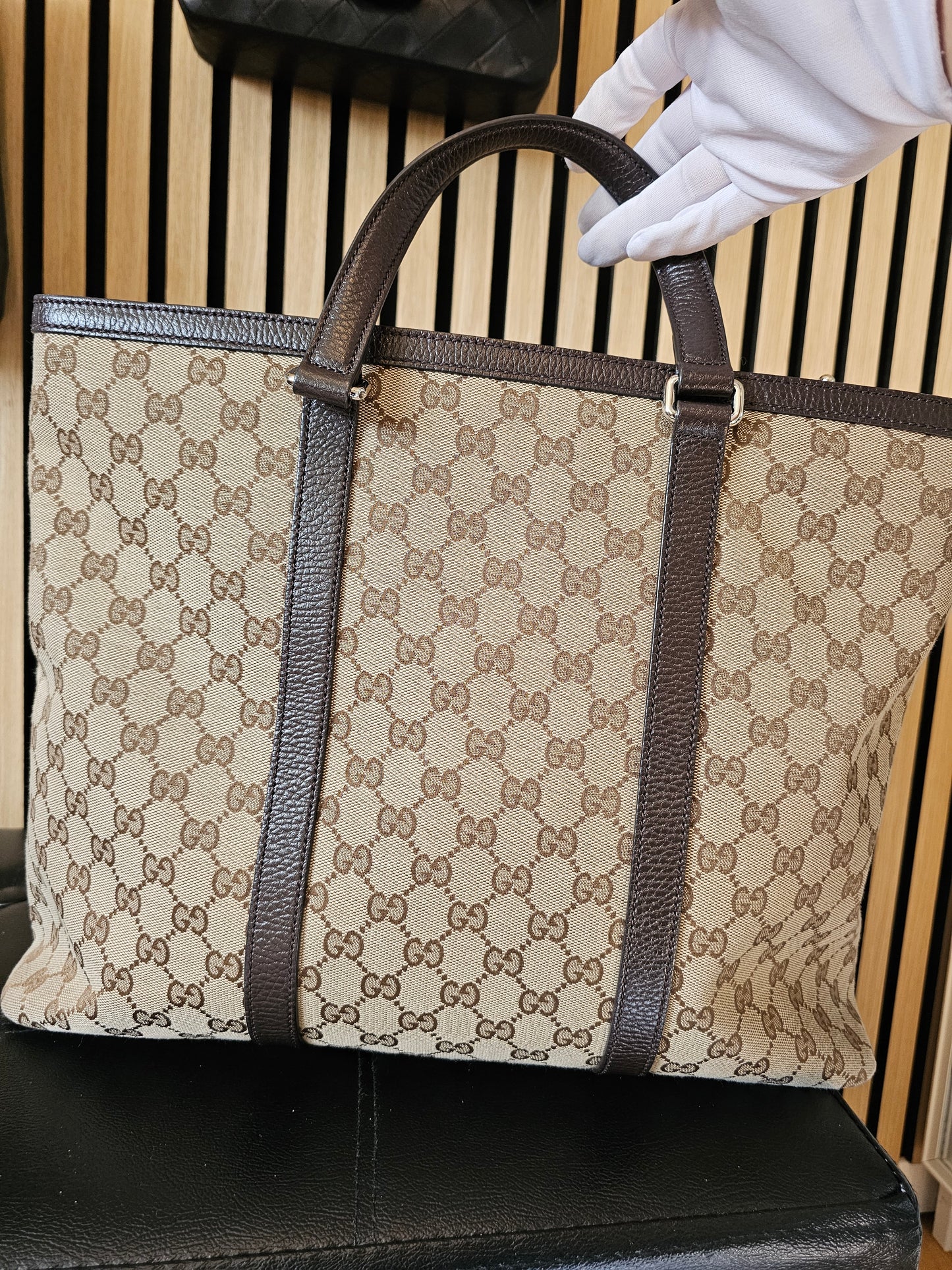 Gucci Tote bag GG supreme kanvas.