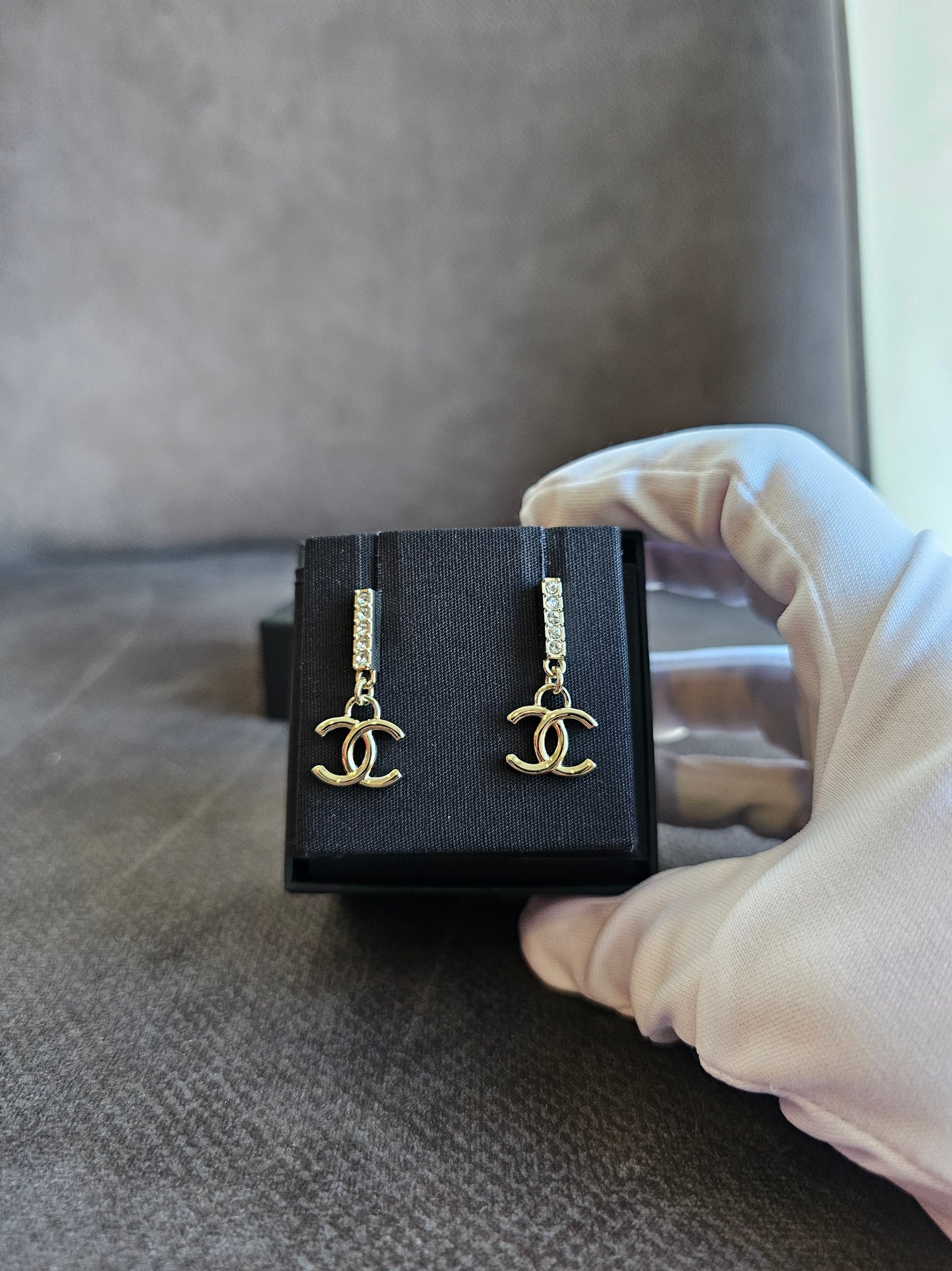 Chanel øreringe, pendant - ABC931.