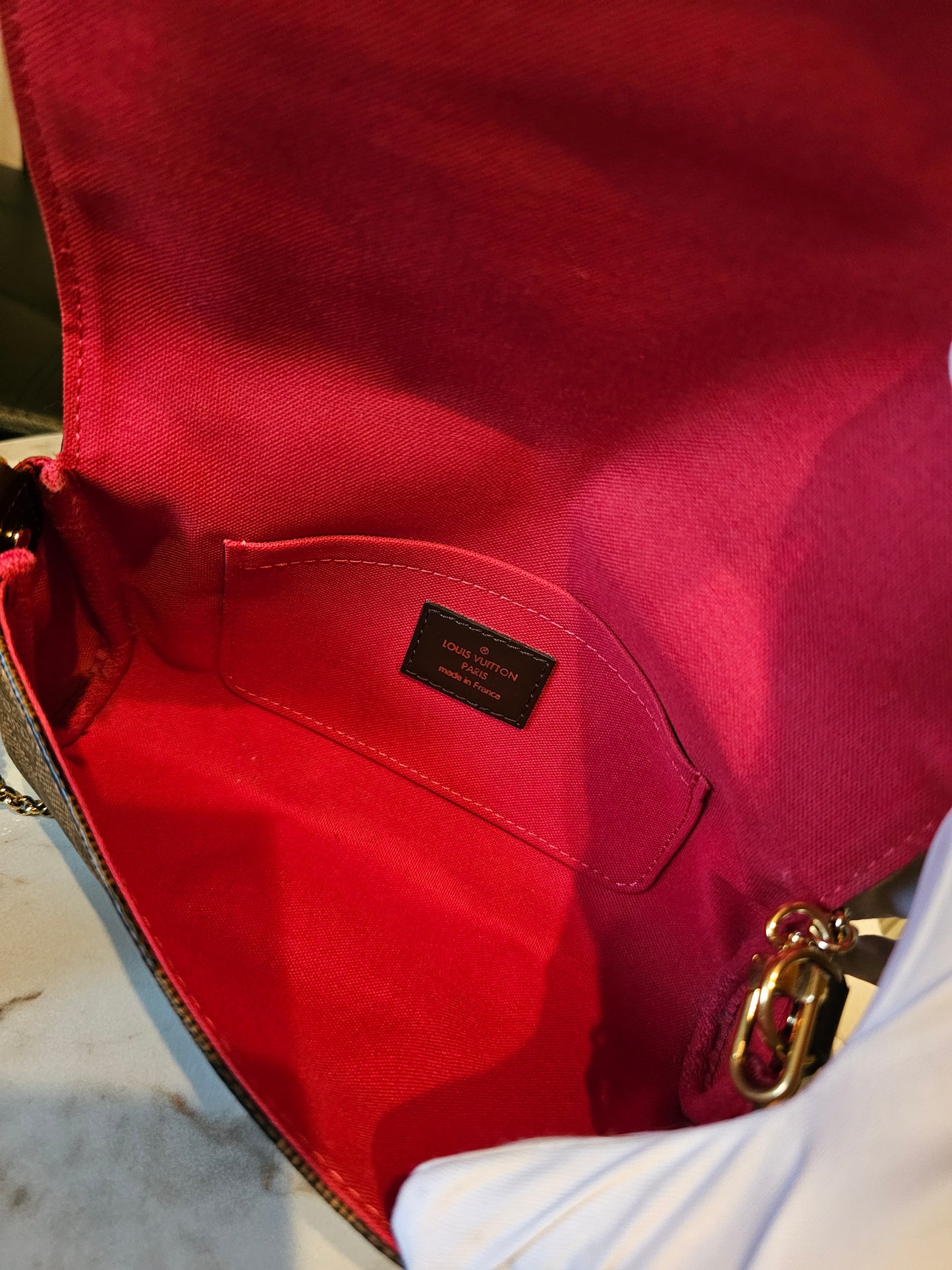 N41276 Favorite PM, damier ebene, kanvas.