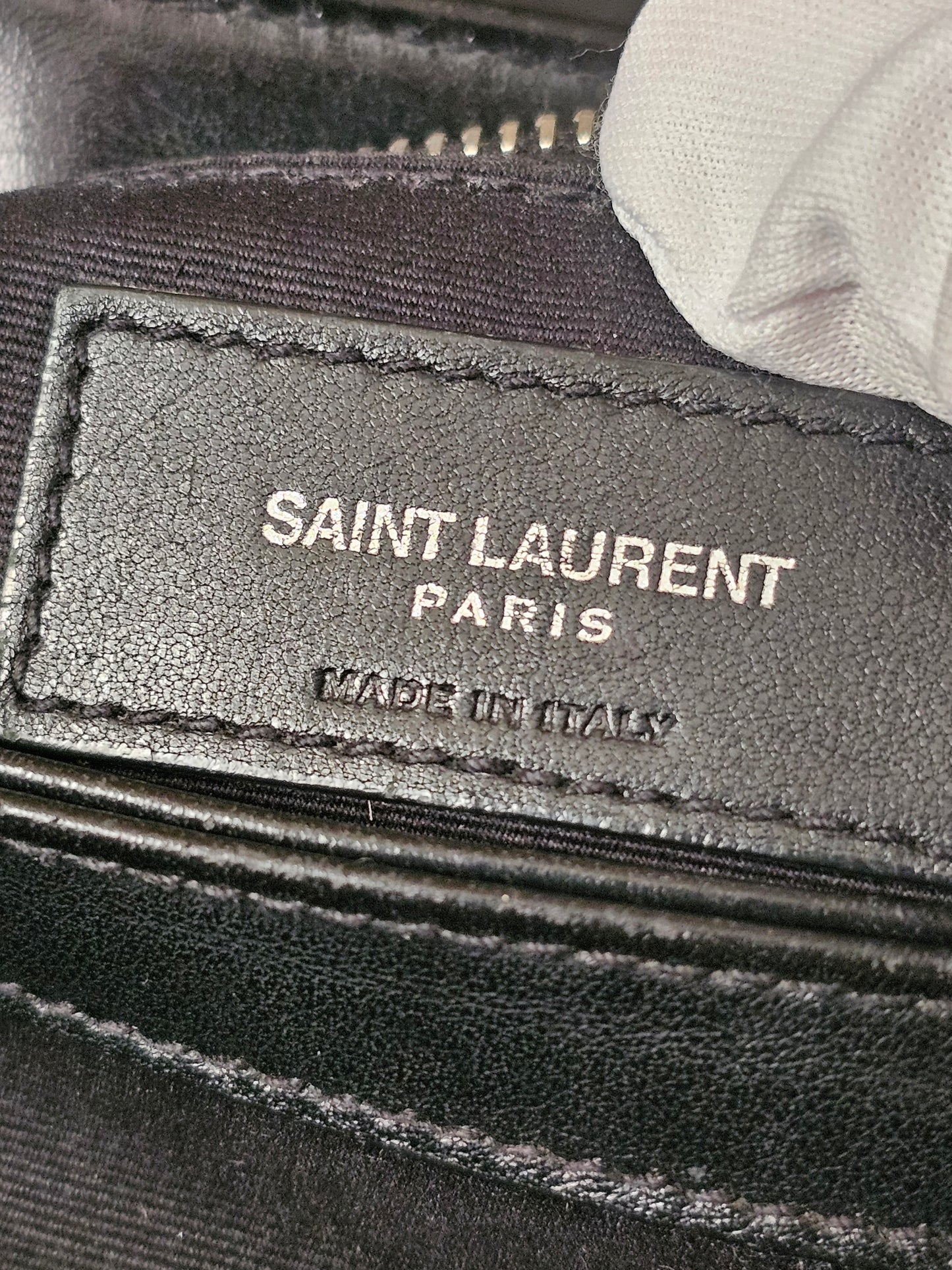 YSL loulou Toy bag. Black with SHW.