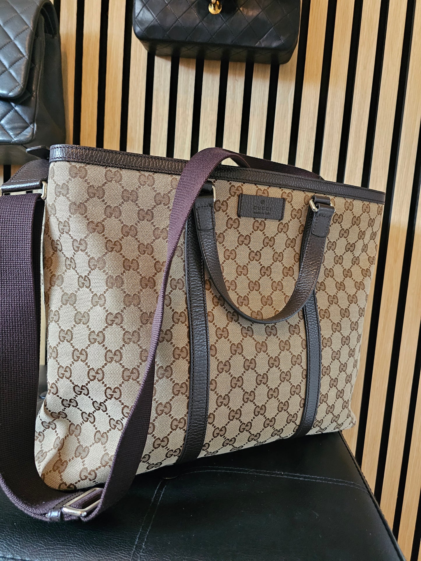 Gucci Tote bag GG supreme kanvas.