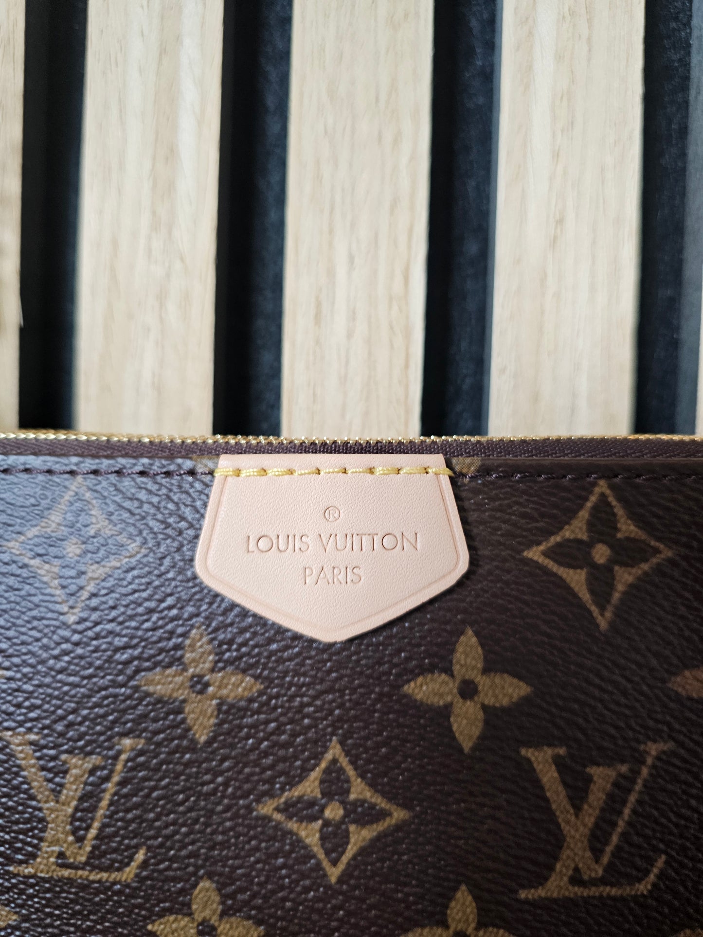 Louis Vuitton Small pochette accesories, Monogram kanvas.