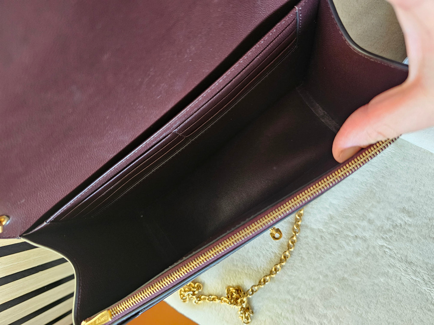 Mulberry darley croc print. Oxblood.