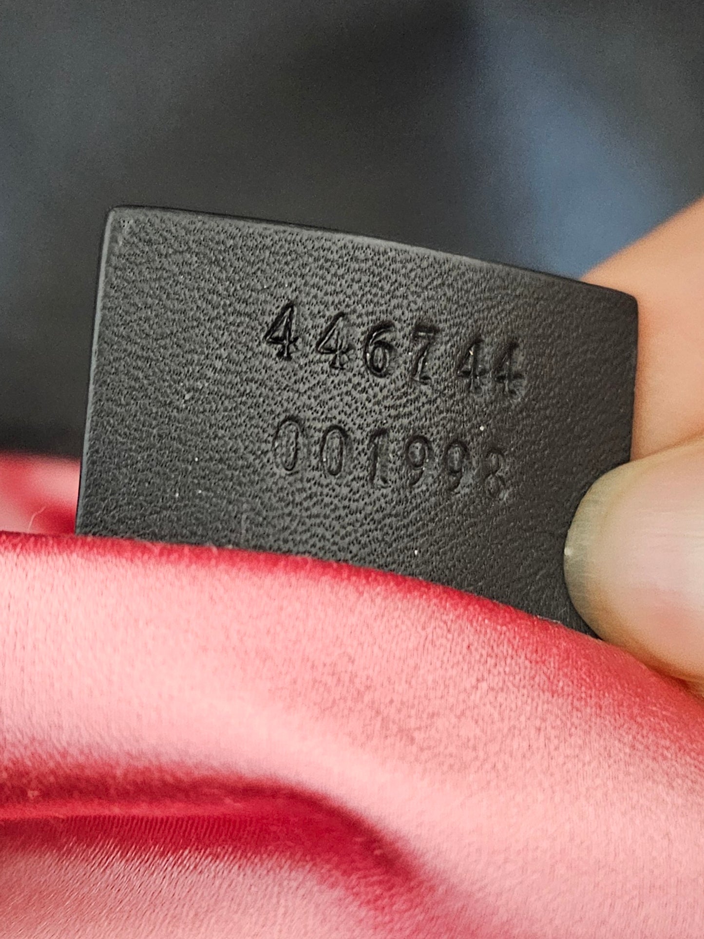 Gucci GG marmont bag, small, Black- velvet.