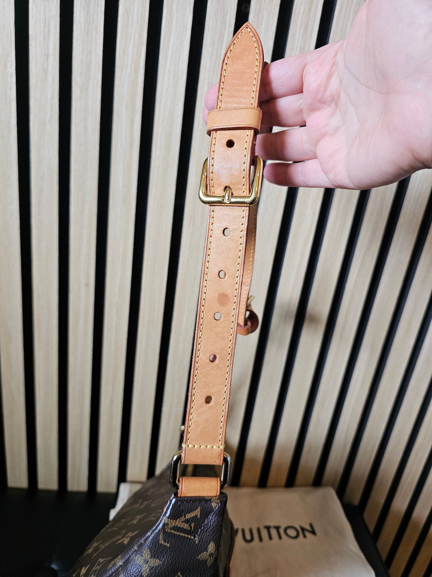 M43644 - Louis Vuitton Bumbag, MNG Kanvas.