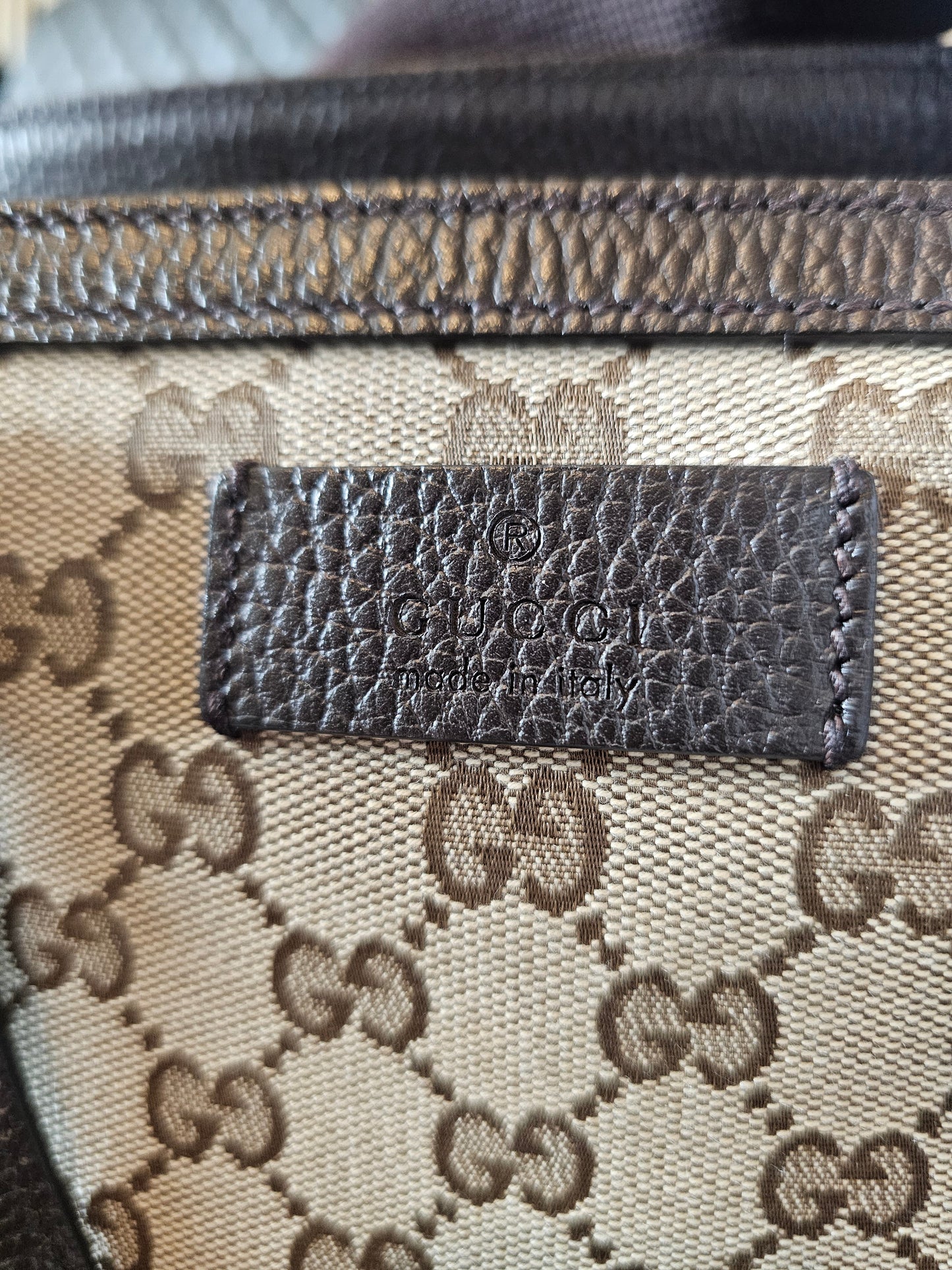 Gucci Tote bag GG supreme kanvas.