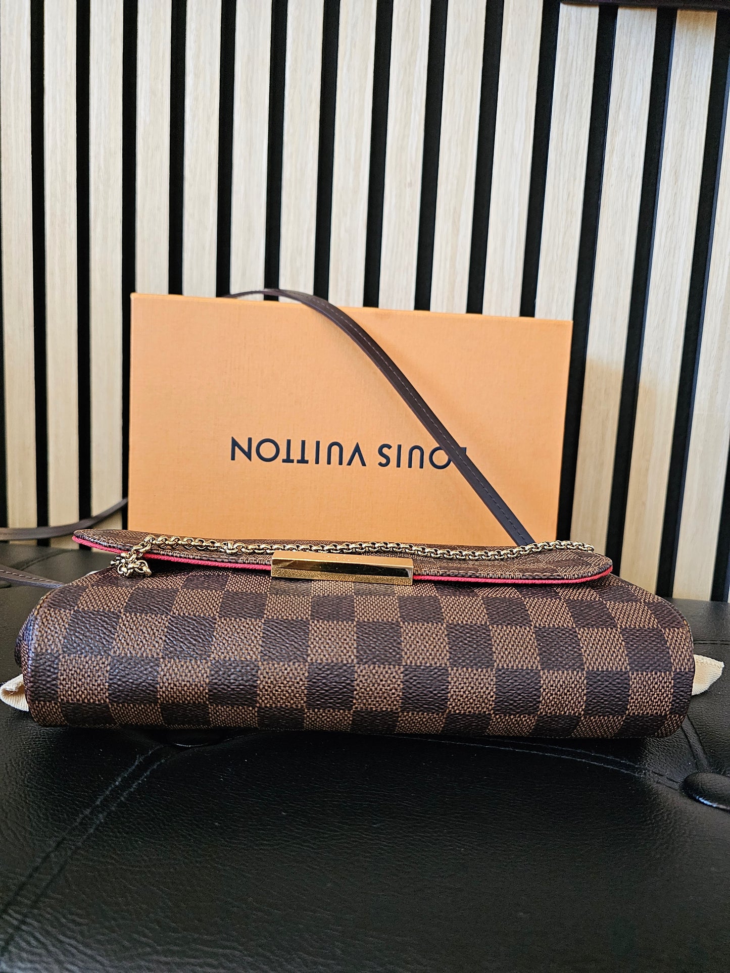 N41129 - Louis Vuitton Favorite MM, damier ebene.