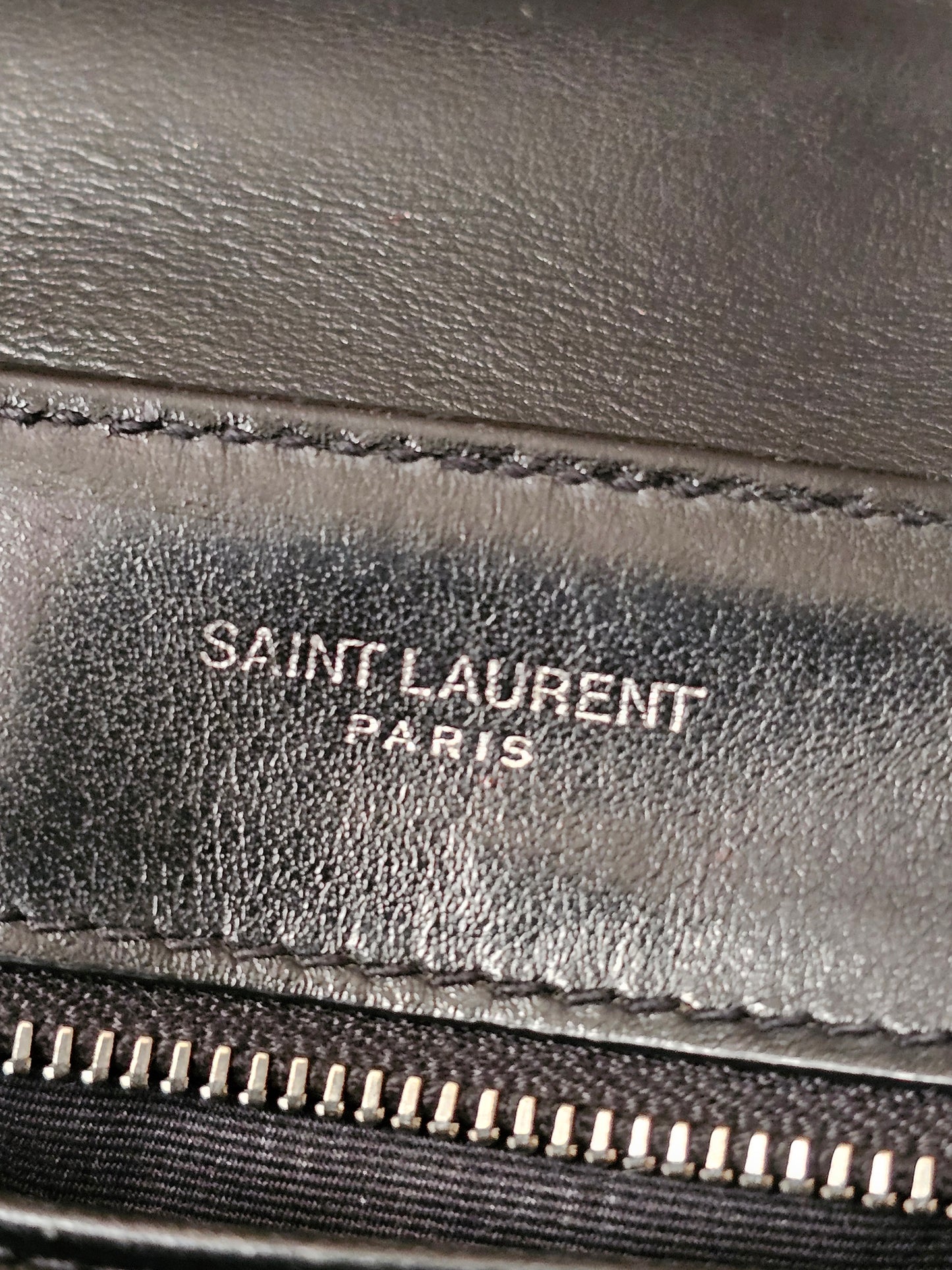 YSL loulou Toy bag. Black with SHW.