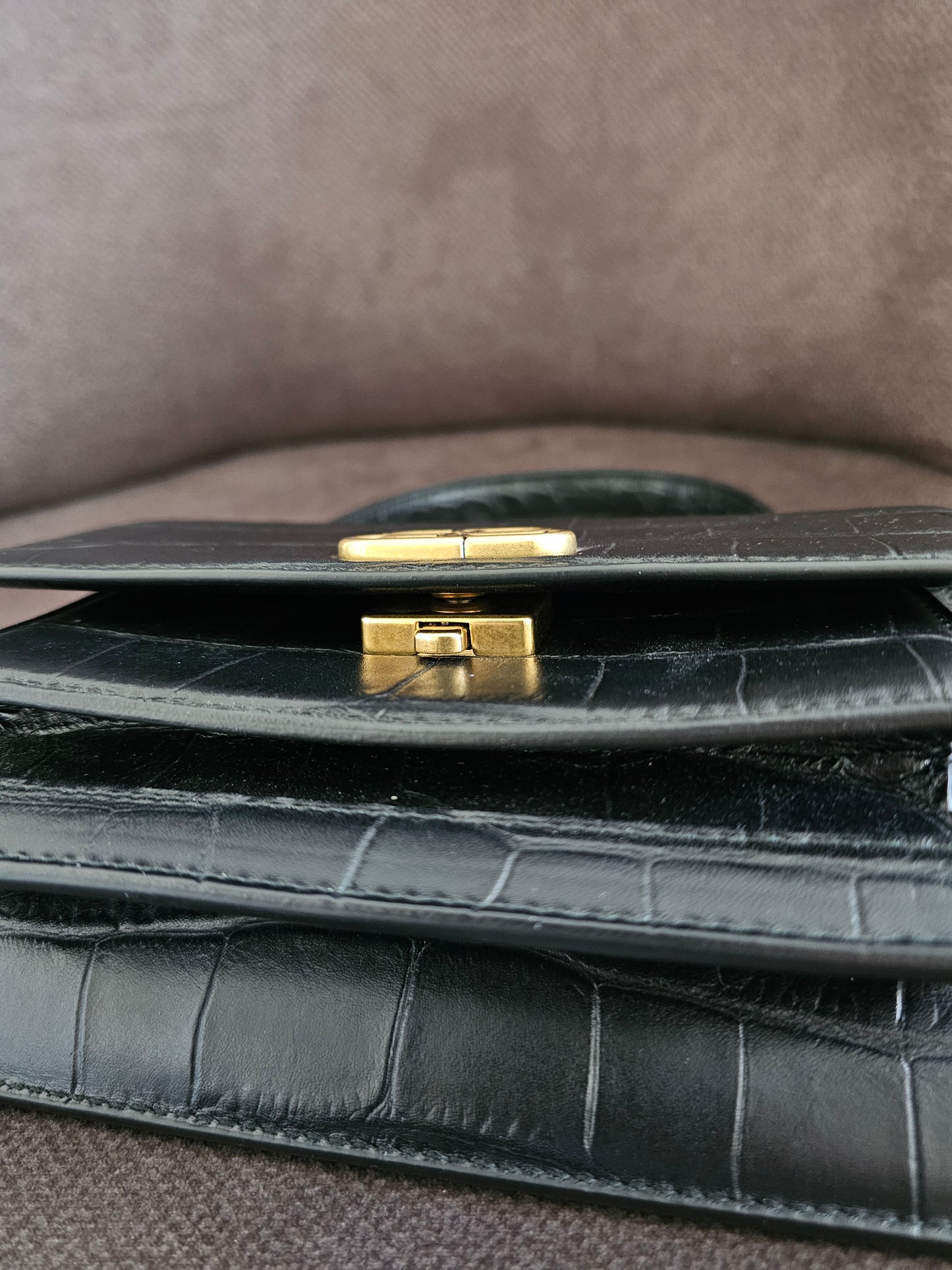 Balenciaga Xs Sharp top handle bag.