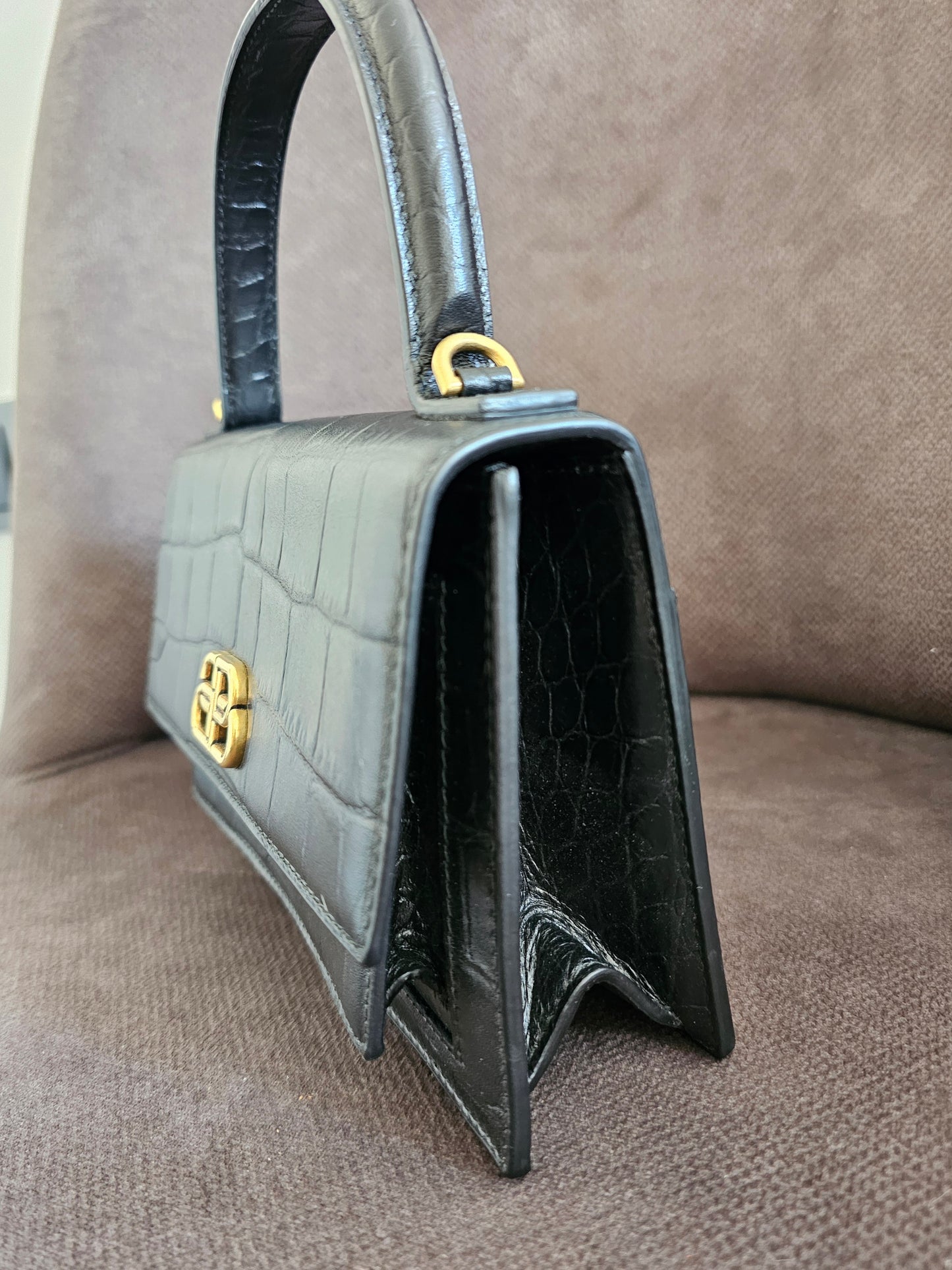 Balenciaga Xs Sharp top handle bag.