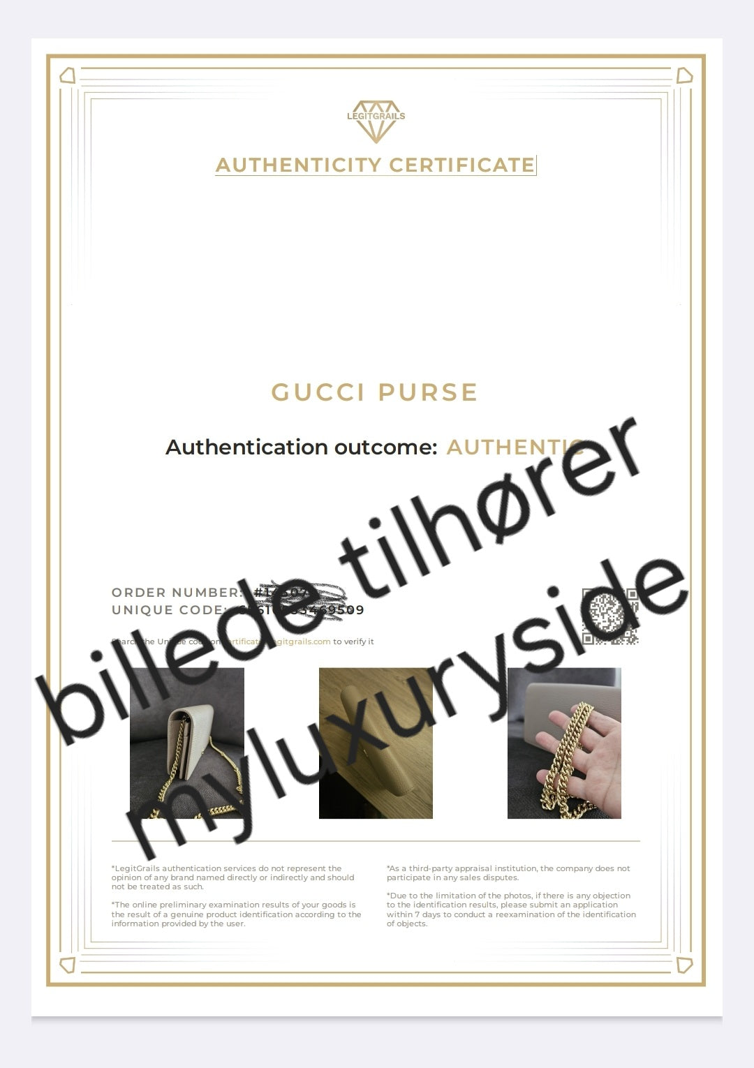 Gucci wallet on chain - Nude.
