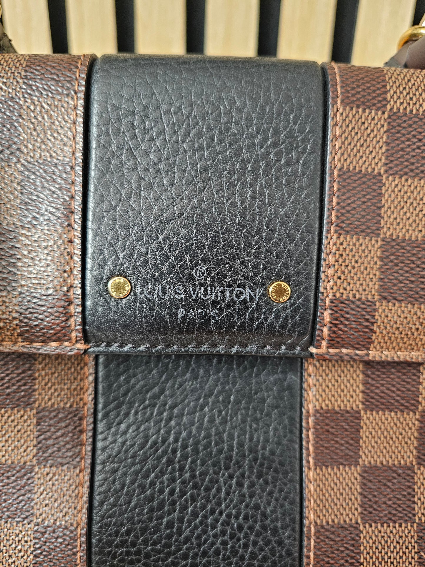 Louis Vuitton Bond street bag, damier ebene - black.
