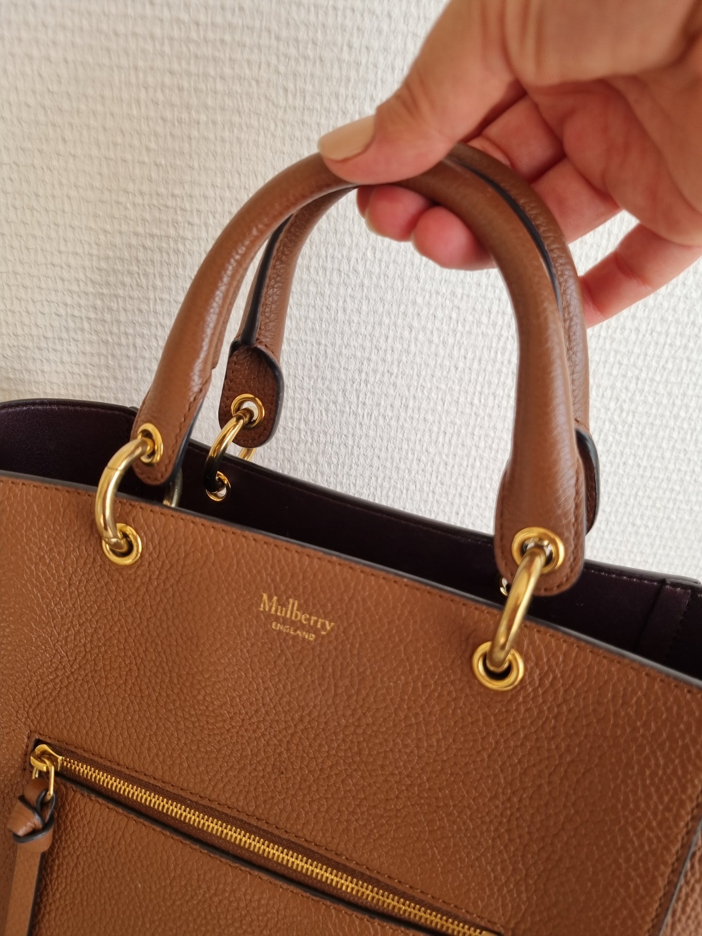 Mulberry taske - small maple in brown.