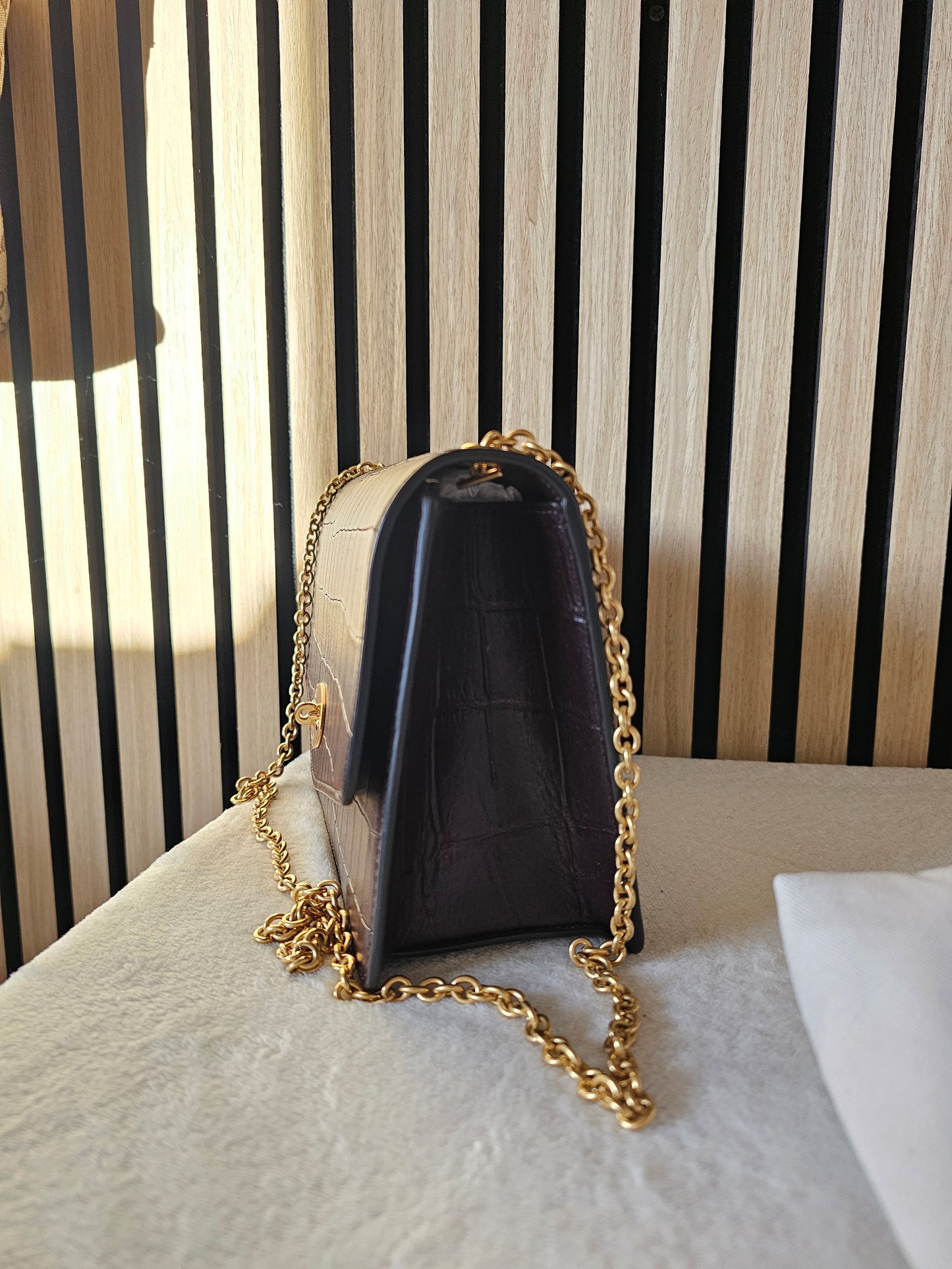 Mulberry darley croc print. Oxblood.