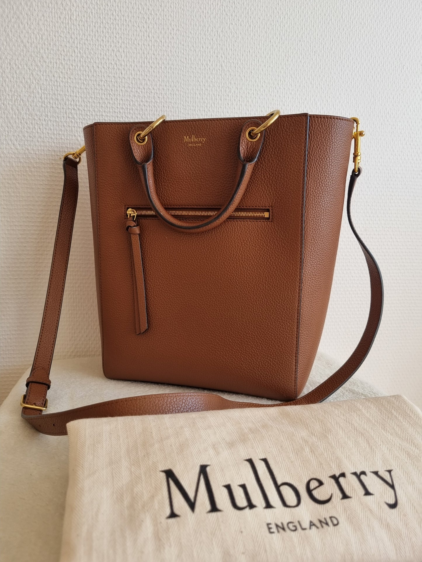 Mulberry taske - small maple in brown.