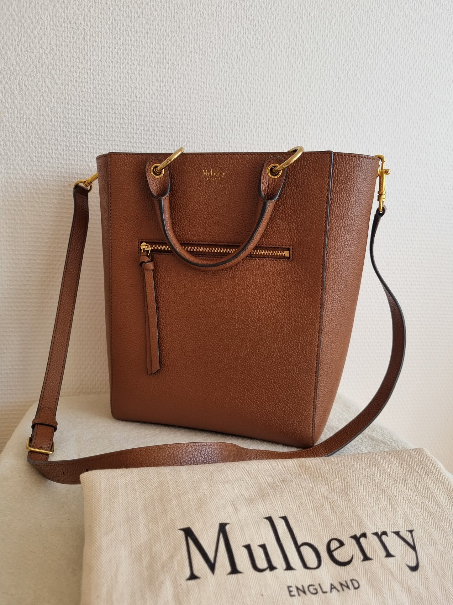 Mulberry taske - small maple in brown.
