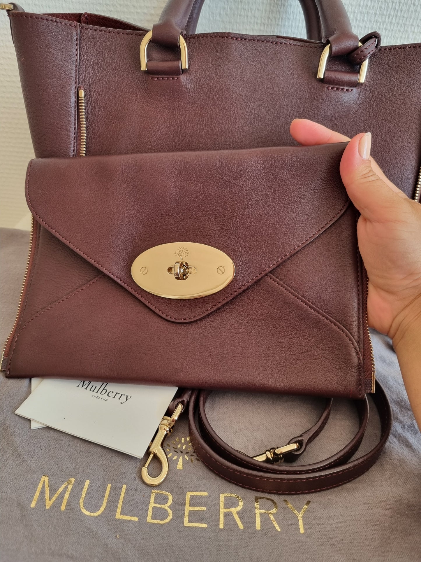 Mulberry small Willow tote