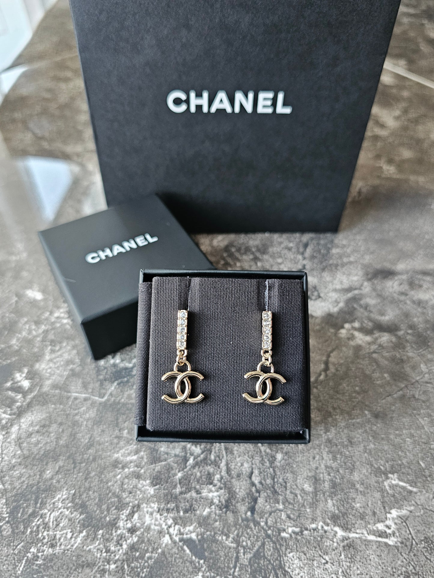 Chanel øreringe, pendant - ABC931.