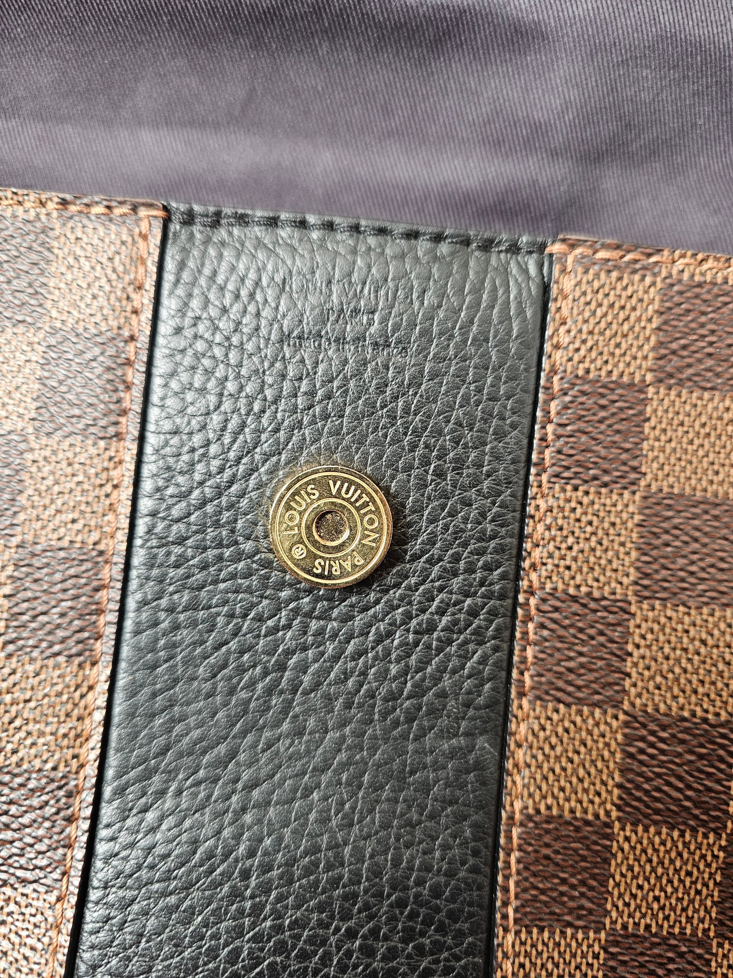 Louis Vuitton Bond street bag, damier ebene - black.