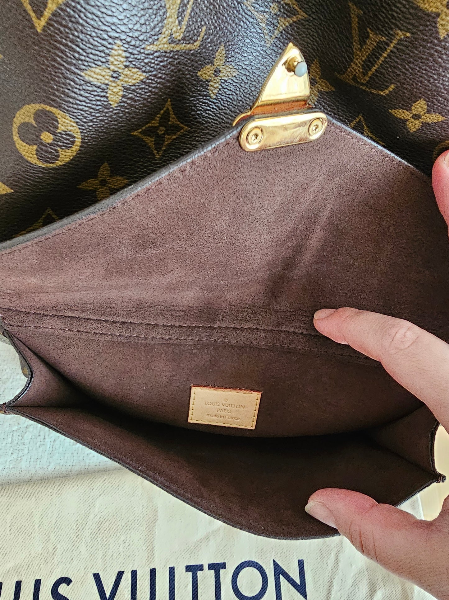 Louis Vuitton Metis Hobo, monogram kanvas.