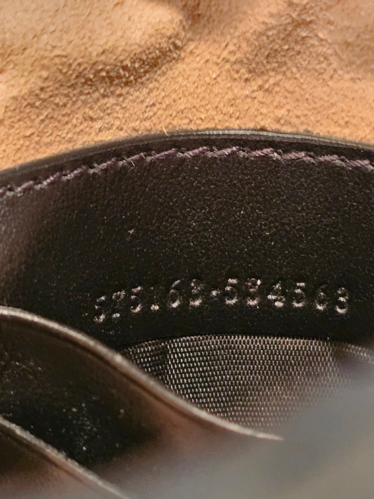 575163 - Gucci GG marmont mini bucket bag, black GHW.