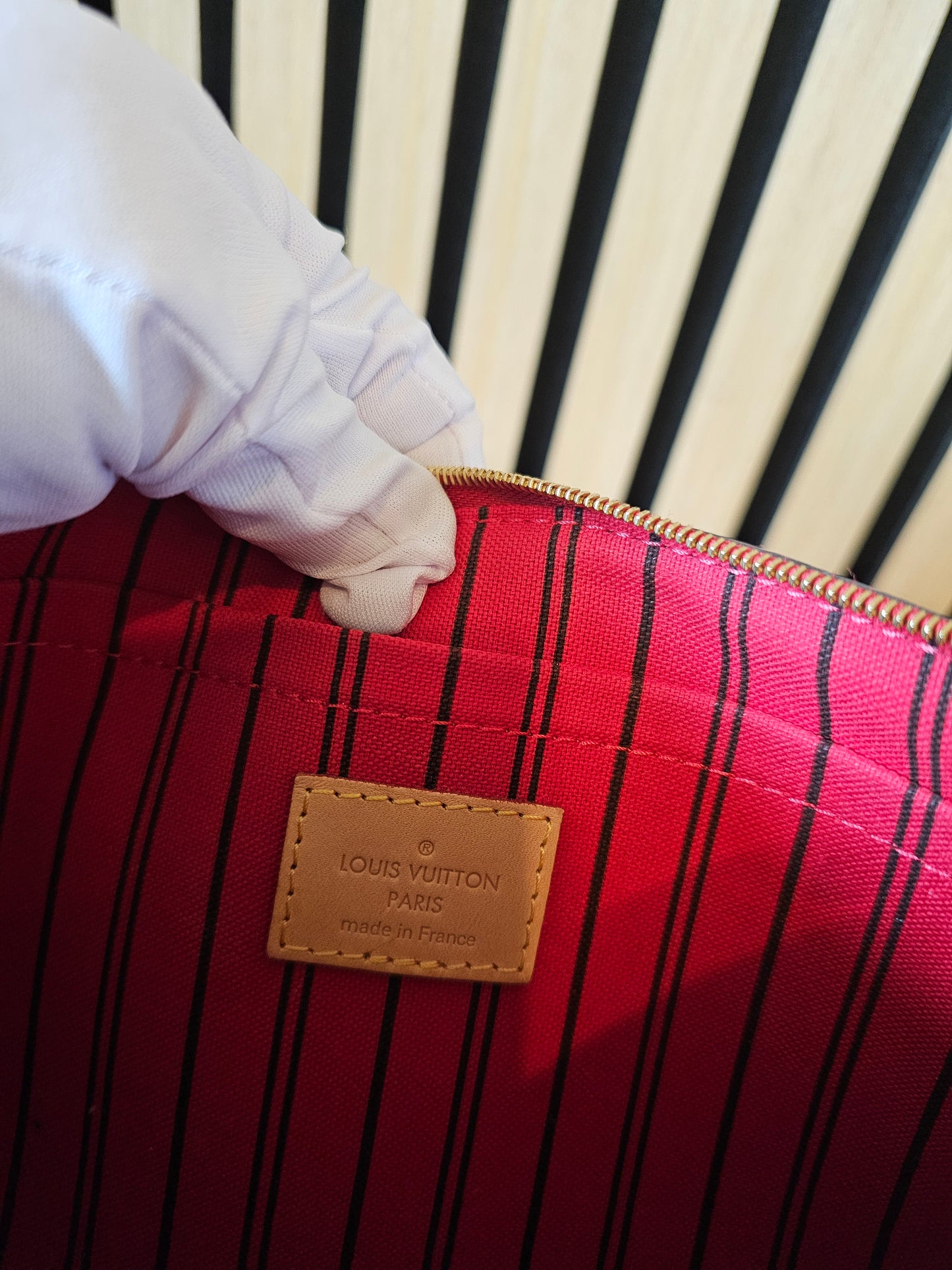 Louis Vuitton Clutch I Monogram - fra neverfull MM.