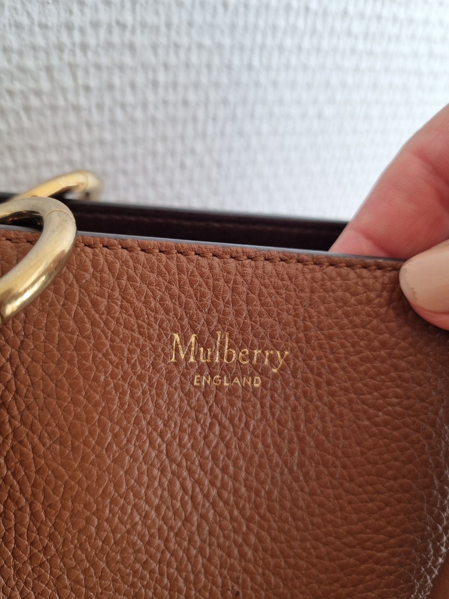 Mulberry taske - small maple in brown.