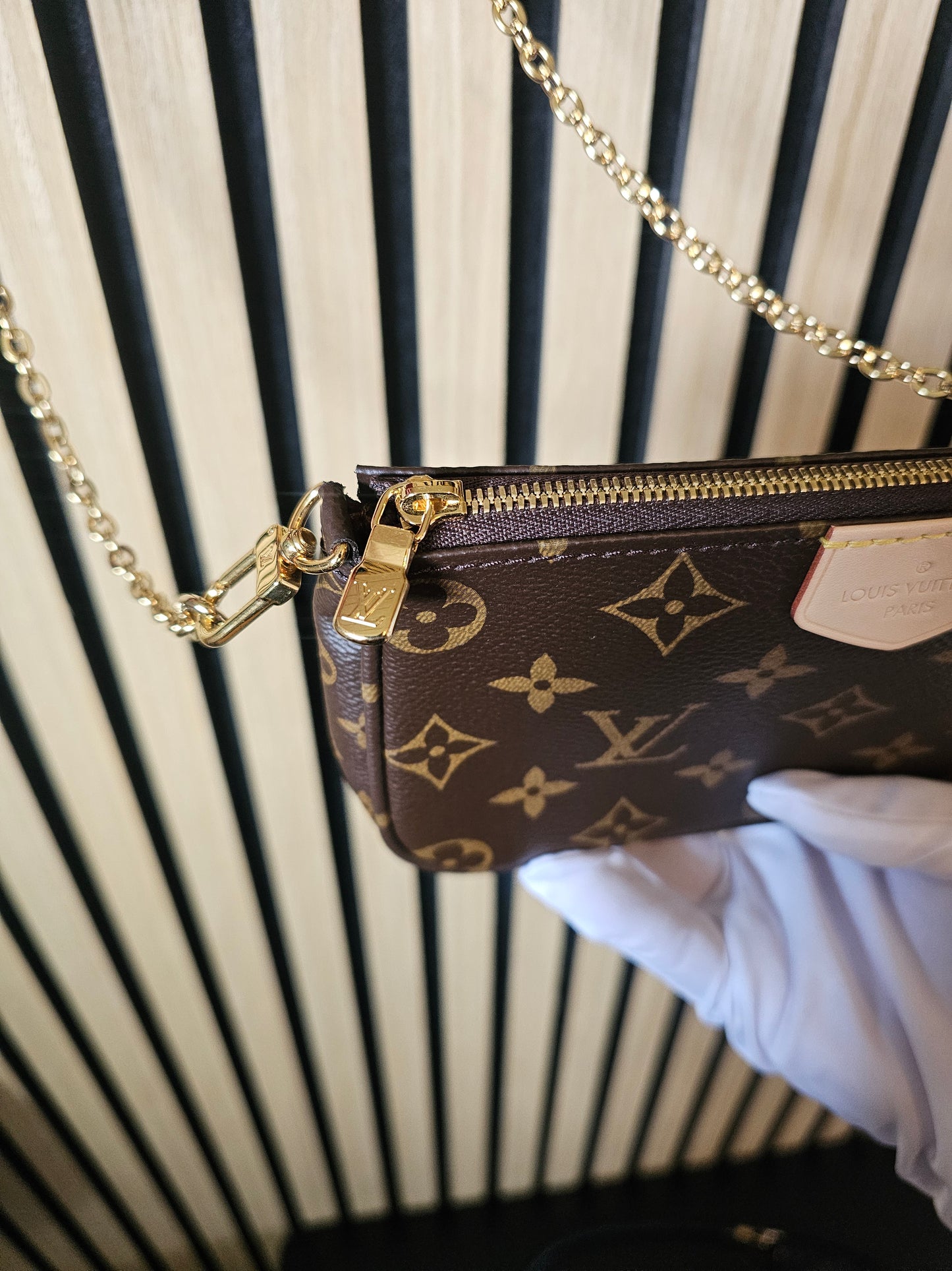 Louis Vuitton Small pochette accesories, Monogram kanvas.