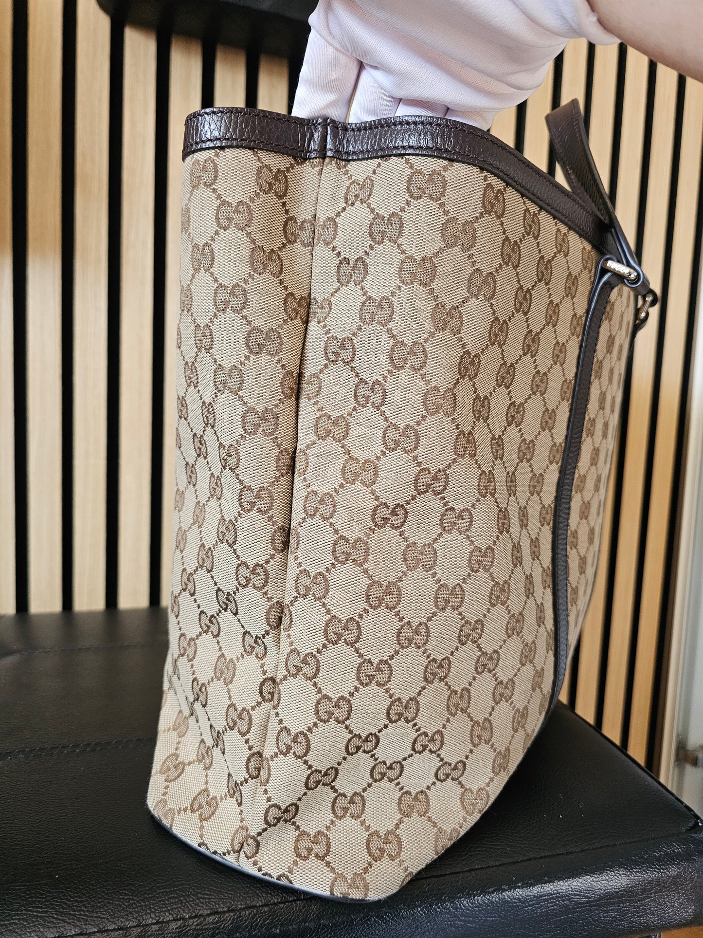 Gucci Tote bag GG supreme kanvas.