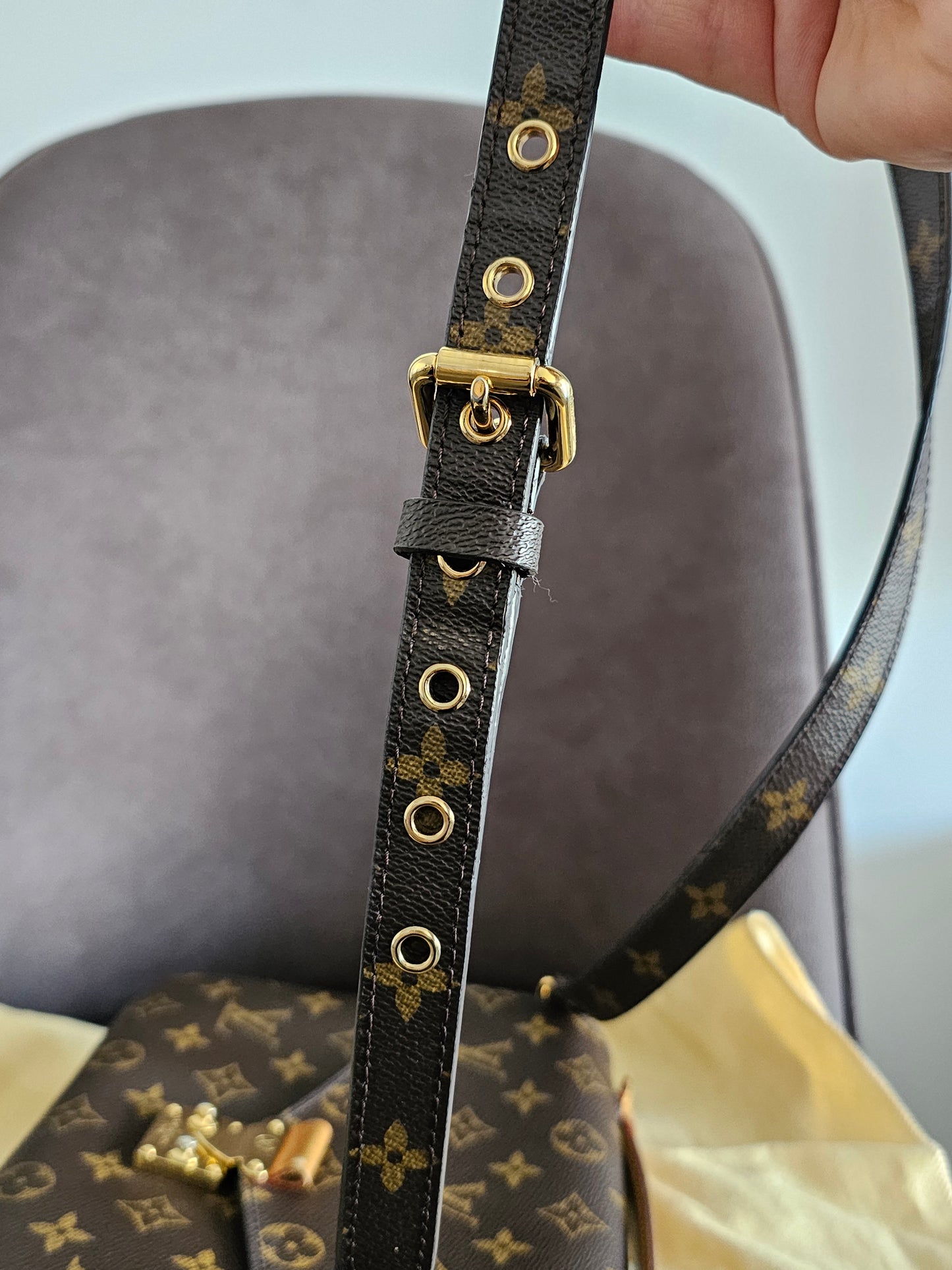 Louis Vuitton Pochette Métis monogram kanvas.