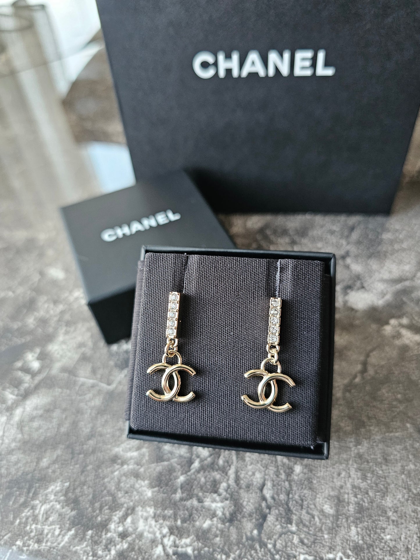Chanel øreringe, pendant - ABC931.