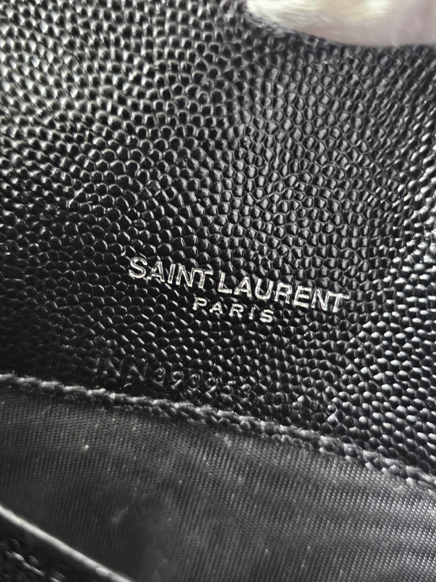 YSL - Envelope Chain wallet, black - SHW.
