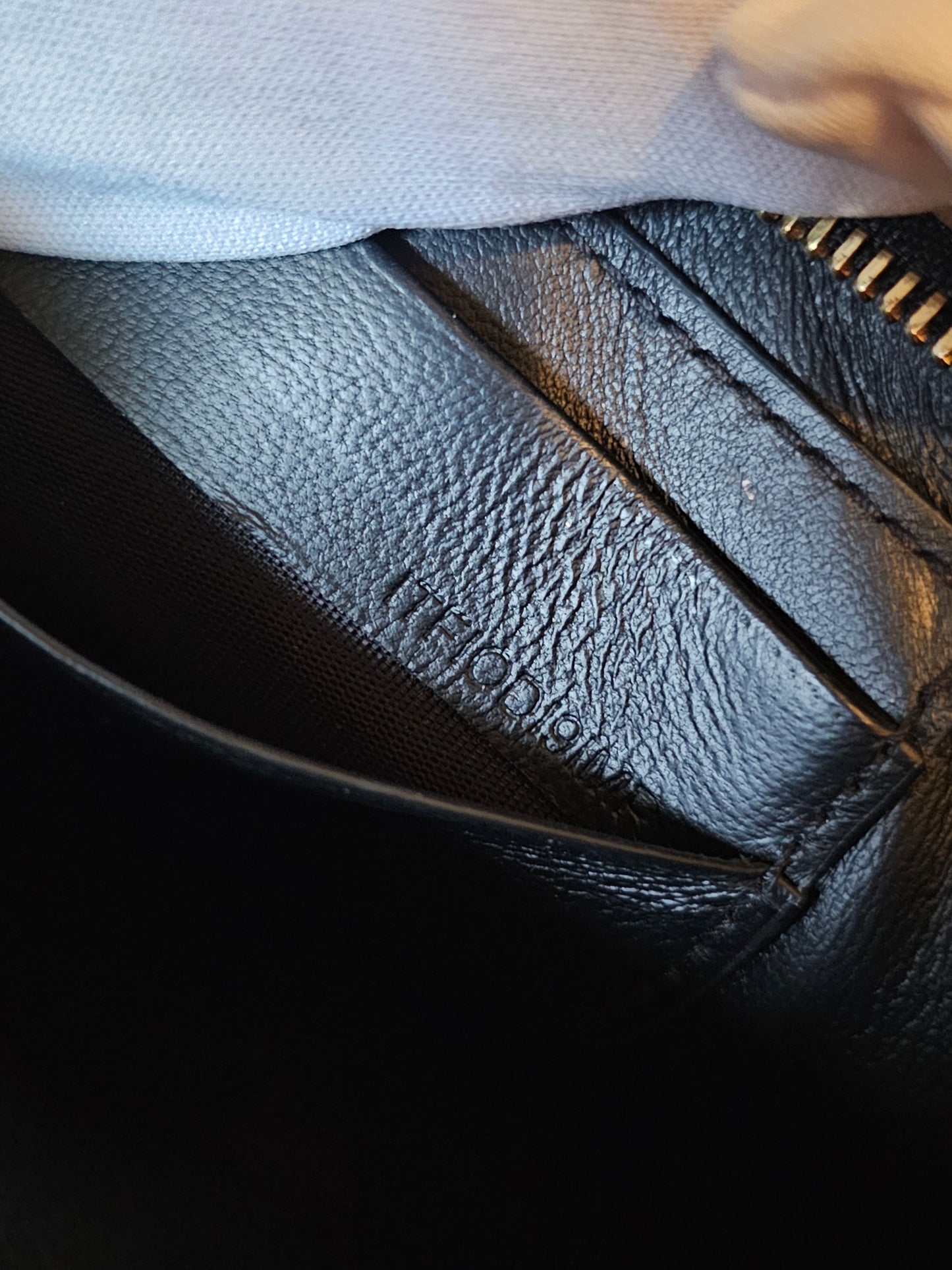 Burberry Olympia pouch/bag in black.