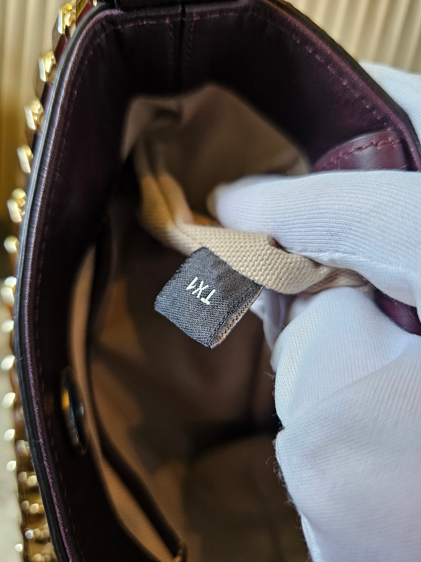 Mulberry bag mini Jamie, oxblood.