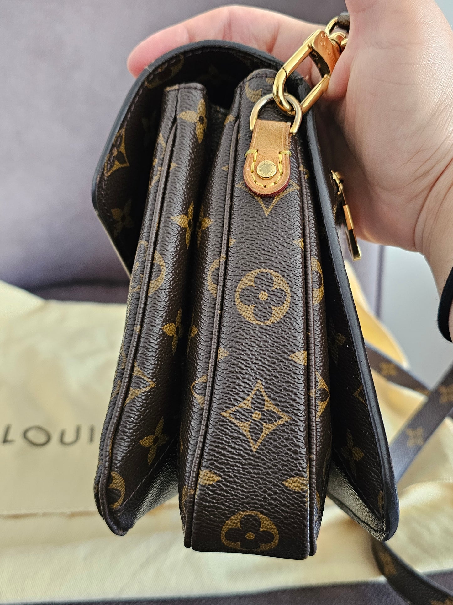 Louis Vuitton Pochette Métis monogram kanvas.