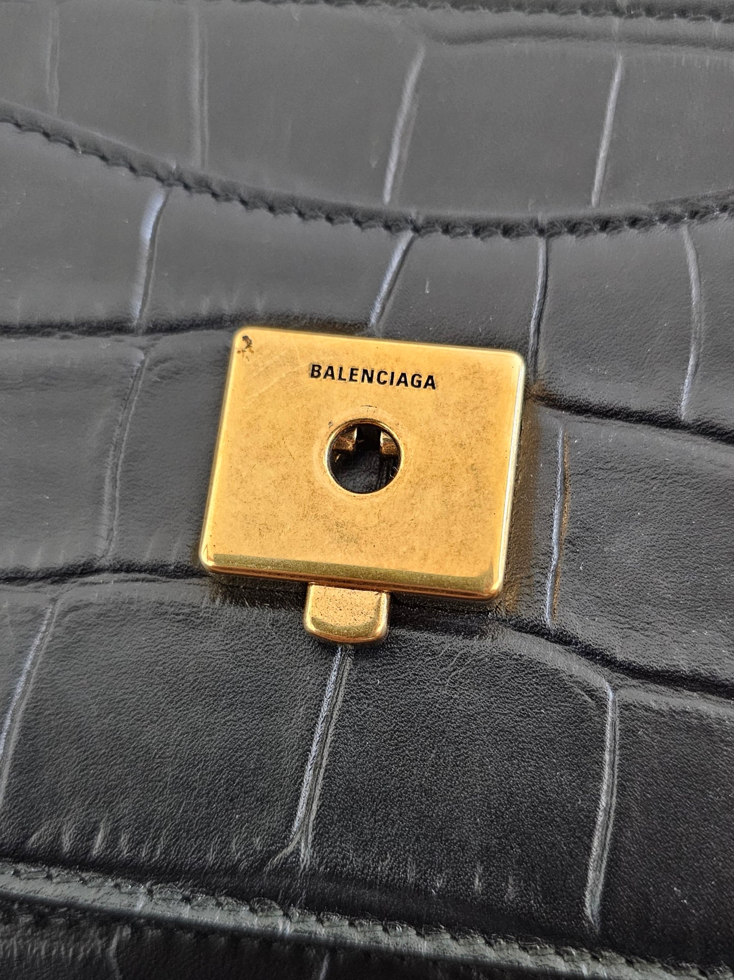 Balenciaga Xs Sharp top handle bag.