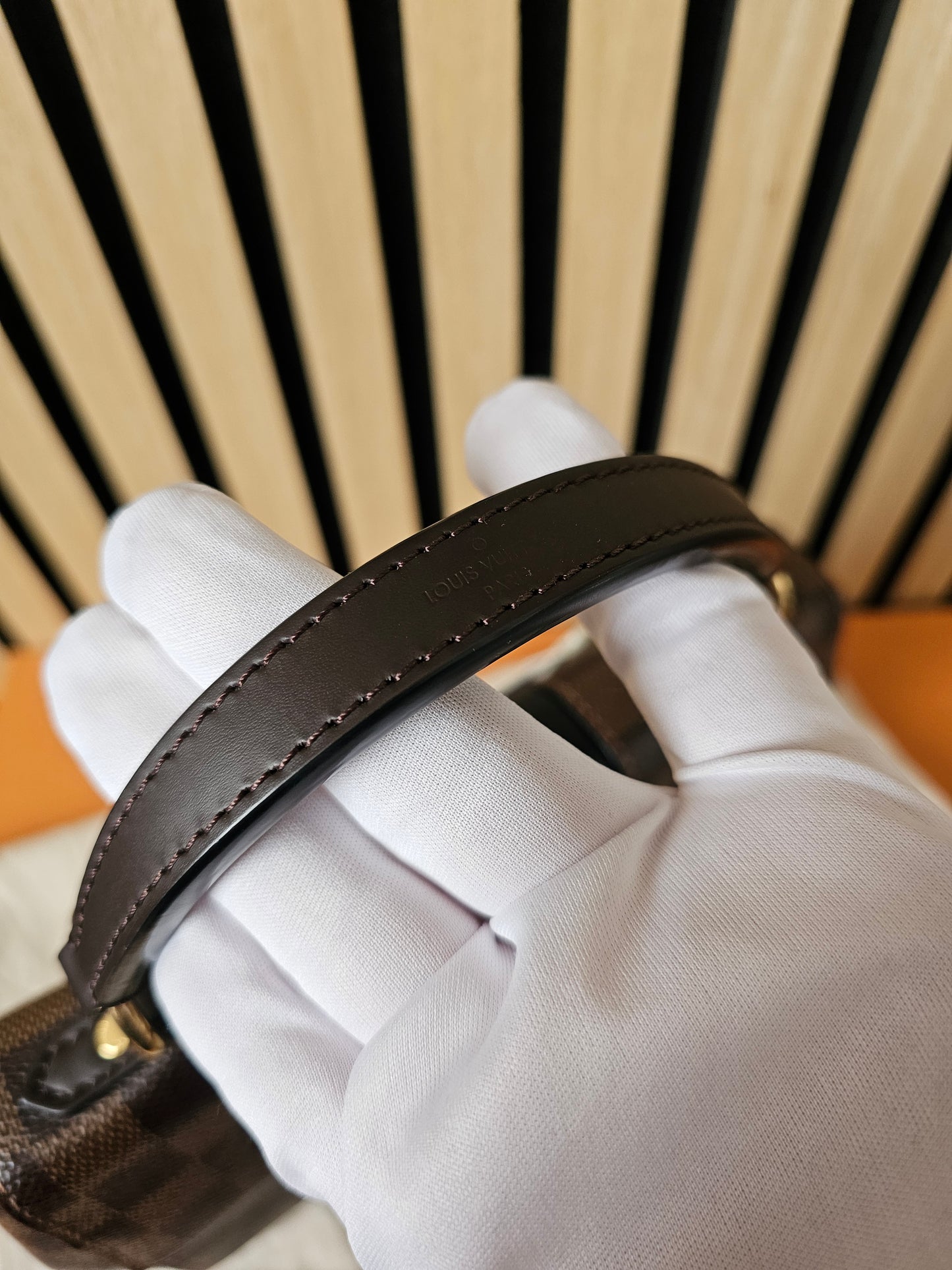 Louis Vuitton Bond street bag, damier ebene - black.
