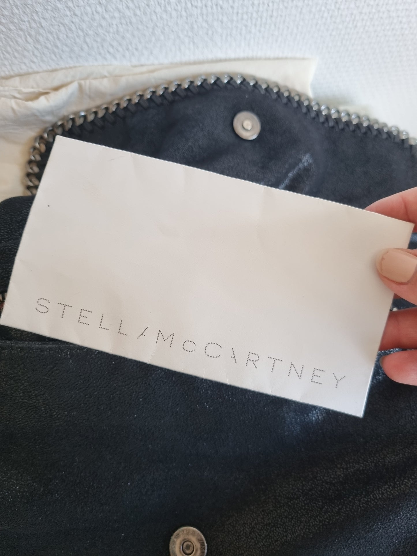 Stella McCartney messenger bag - black.