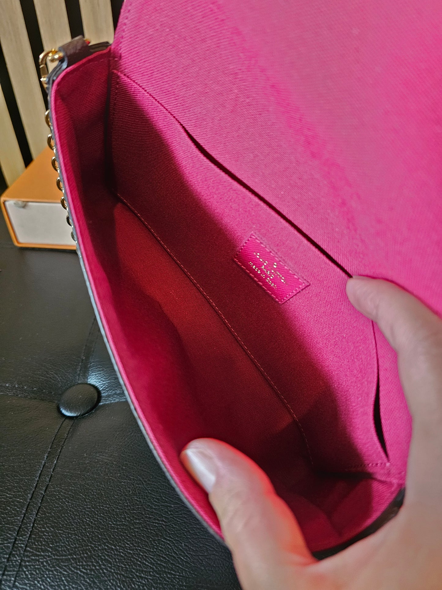 Louis Vuitton - Félicie pochette, monogram kanvas.