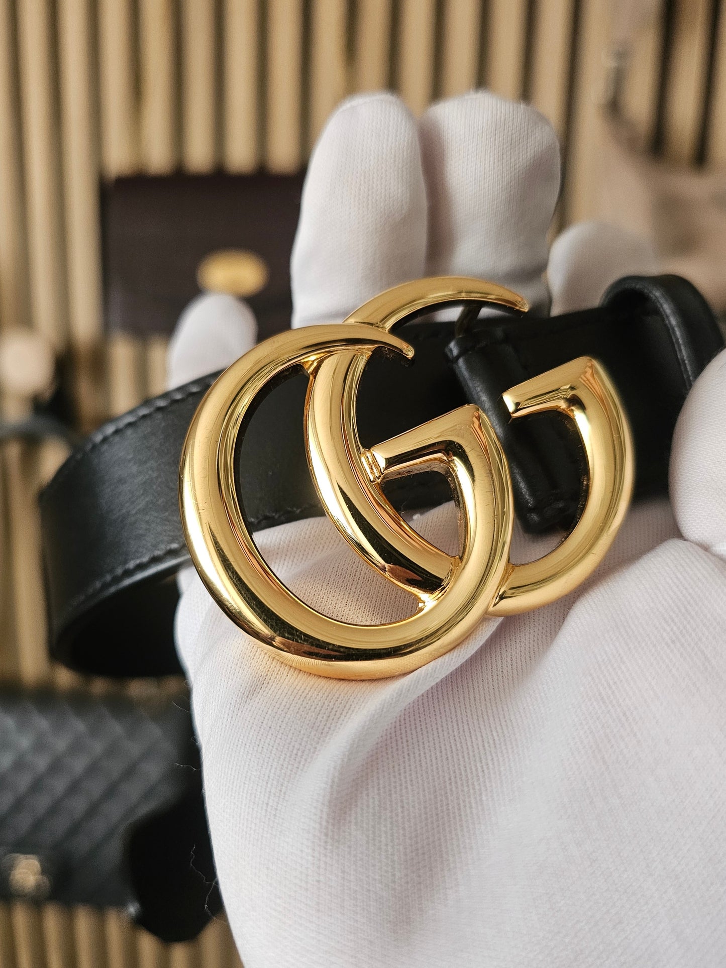 Gucci - GG Marmont thin belt - 75. 414516.