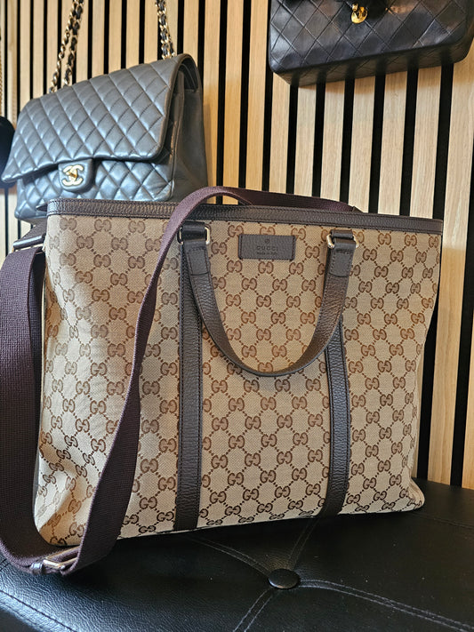 Gucci Tote bag GG supreme kanvas.