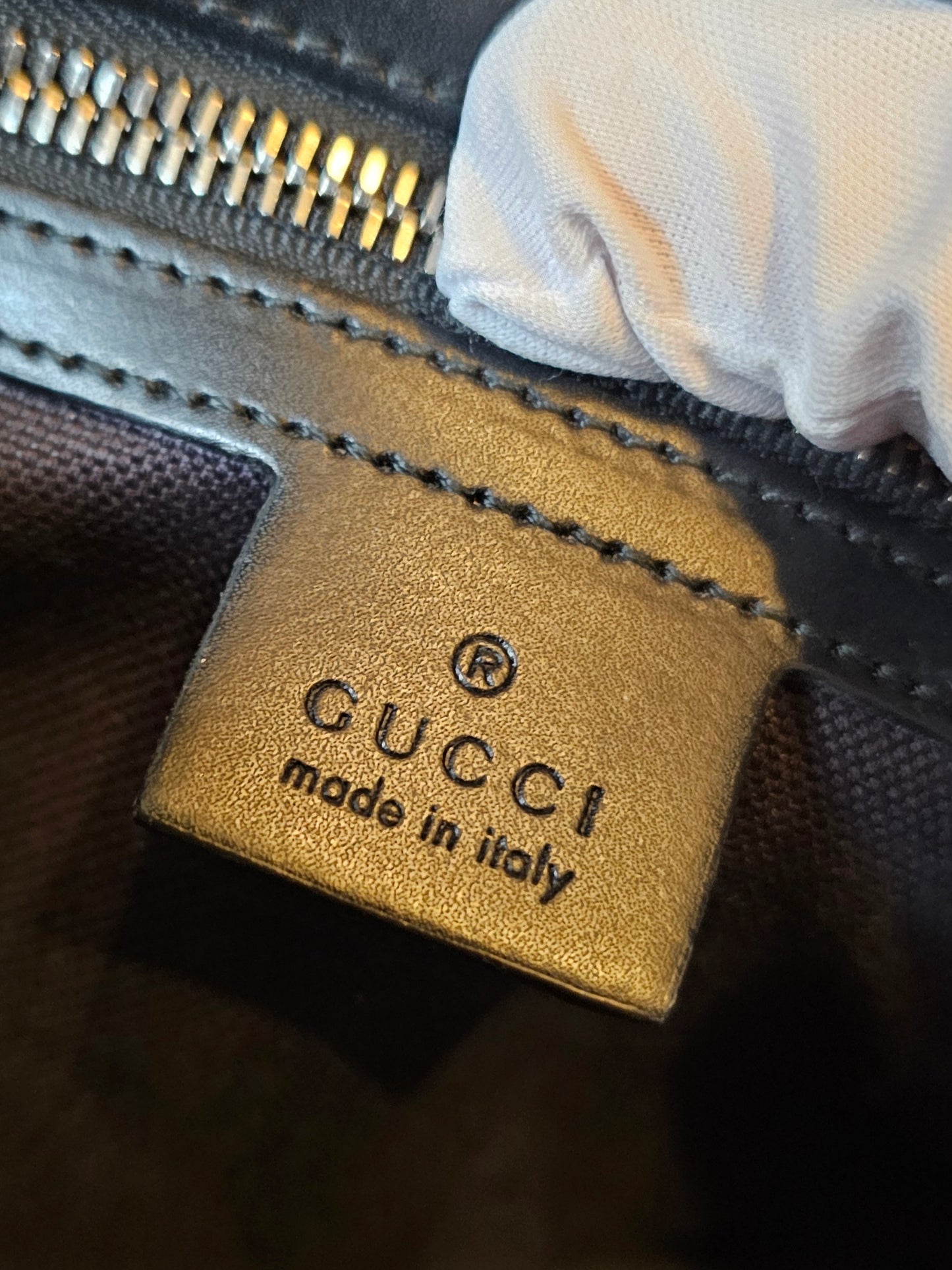 474293 - Gucci beltbag black GG supreme.