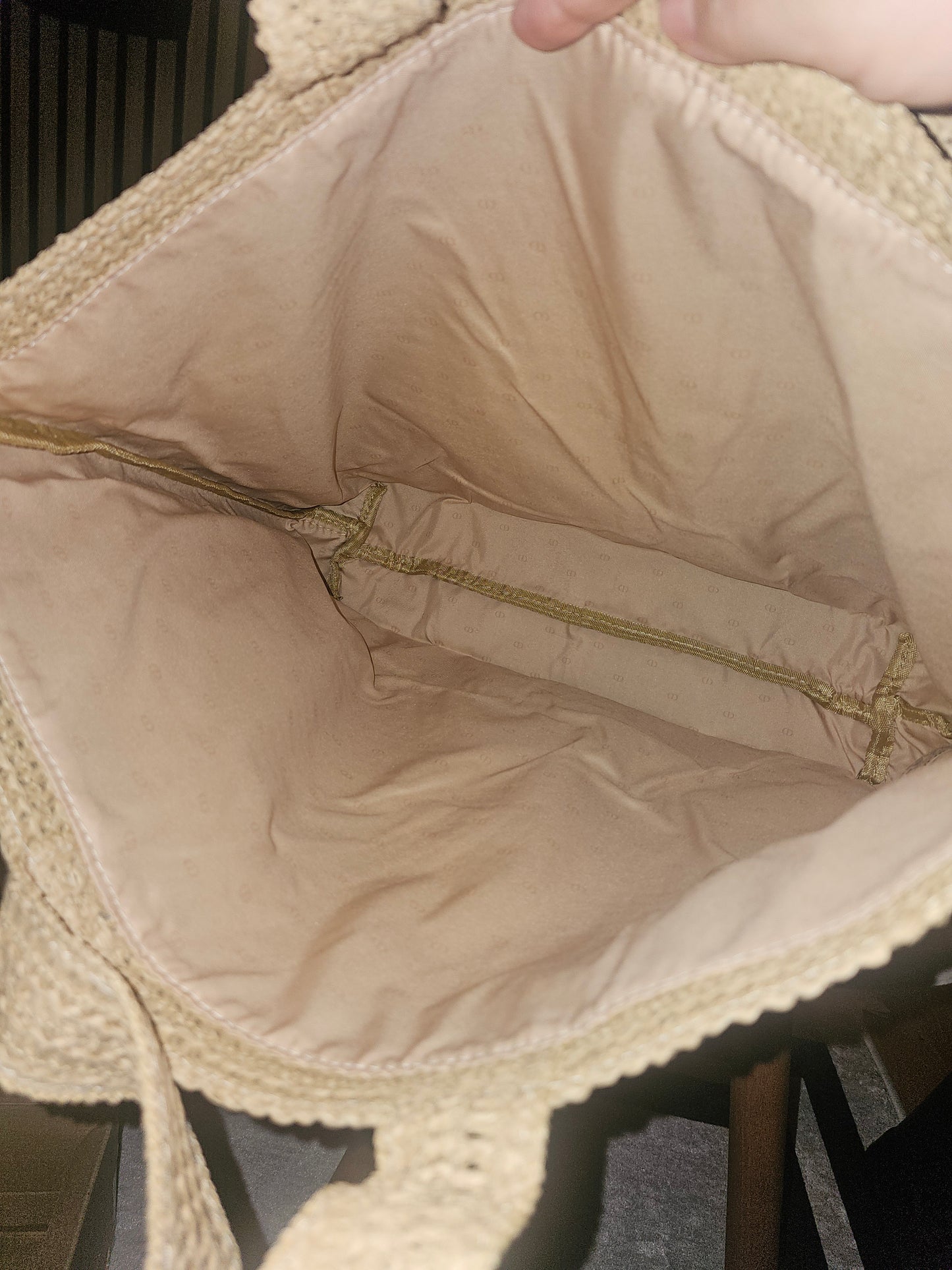 Dior tote bag from makeup collection.