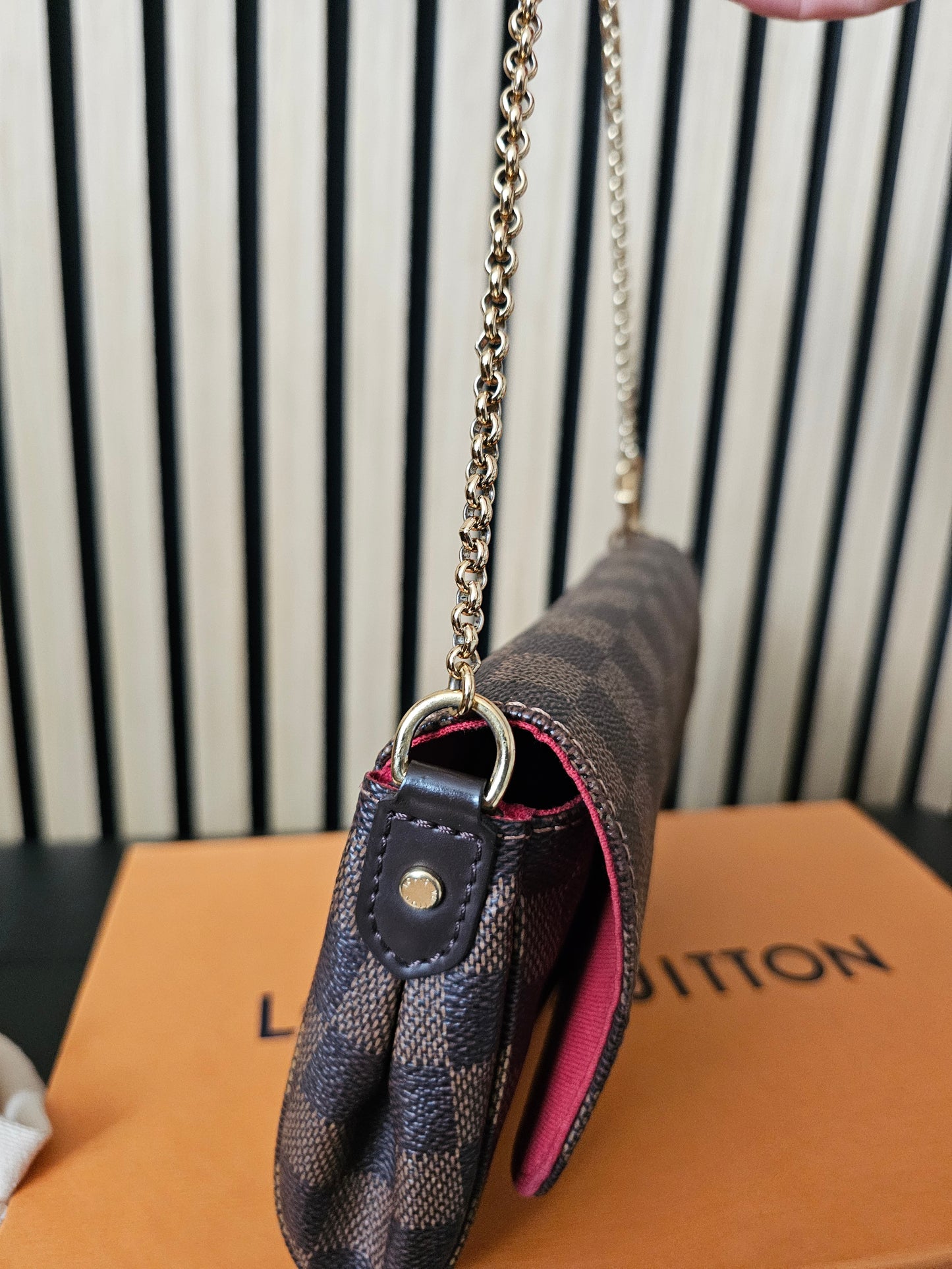 N41276 - Louis Vuitton bag, Favorite PM, damier ebene.