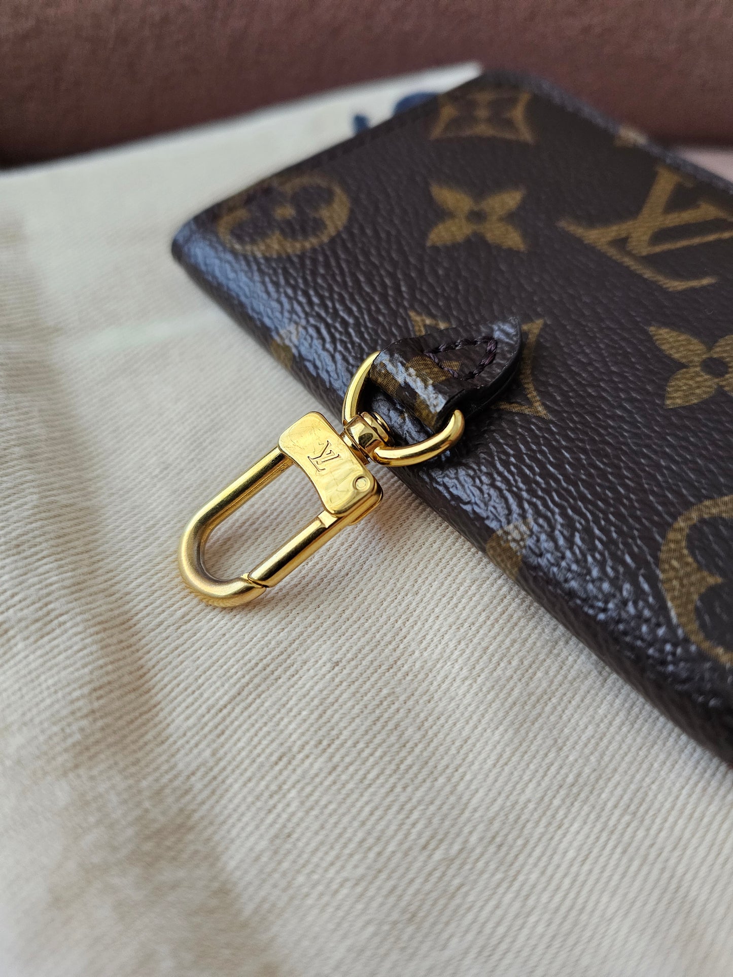 Louis Vuitton mønt pung I monogram kanvas.