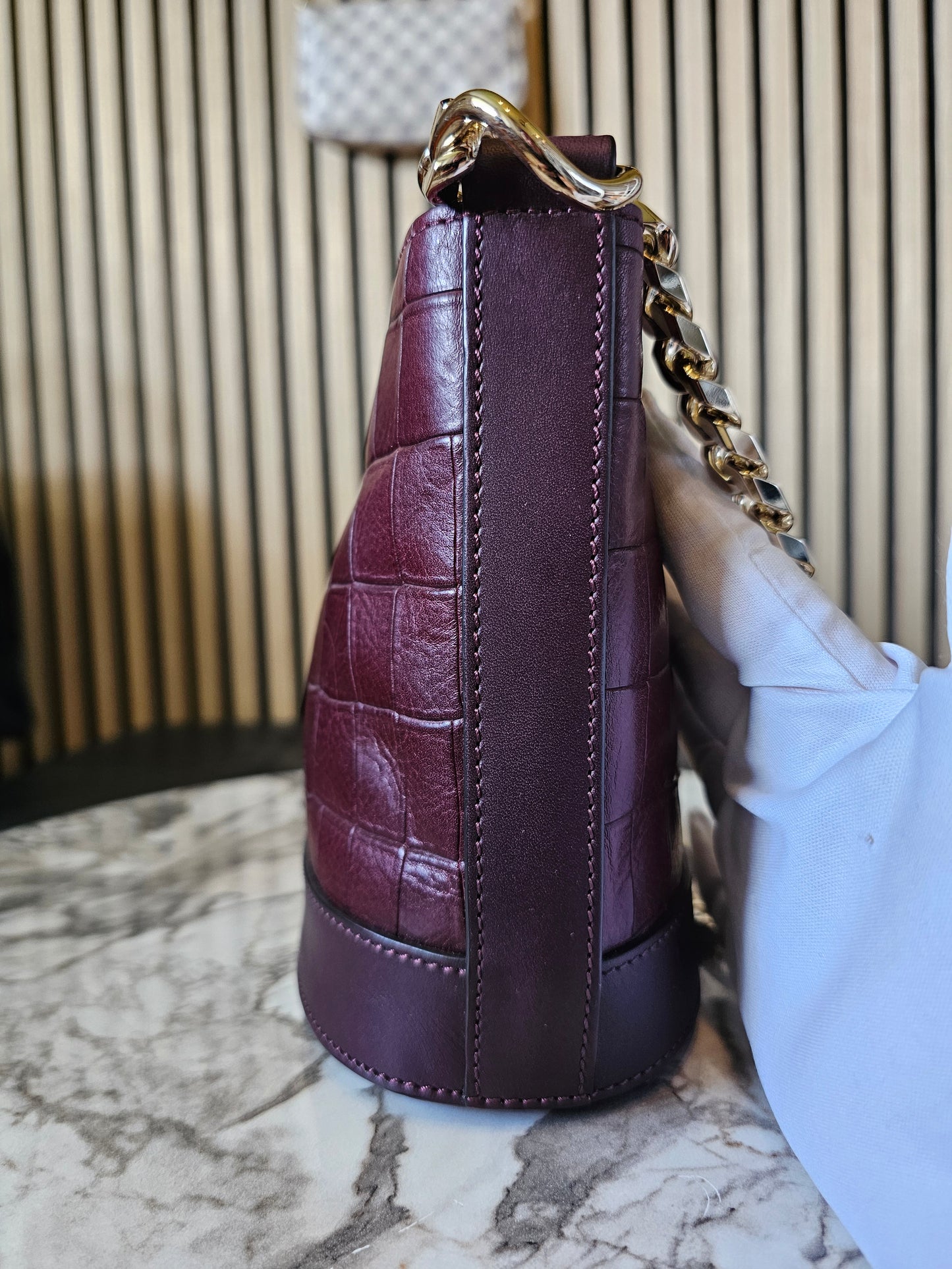 Mulberry bag mini Jamie, oxblood.