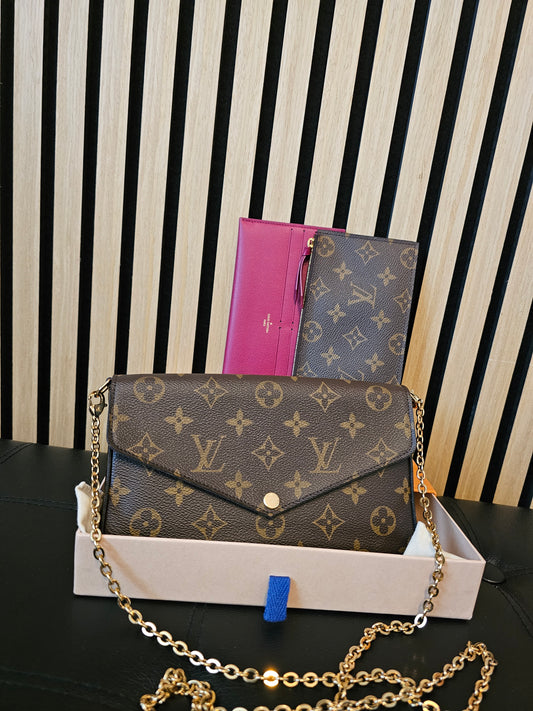 Louis Vuitton - Félicie pochette, monogram kanvas.
