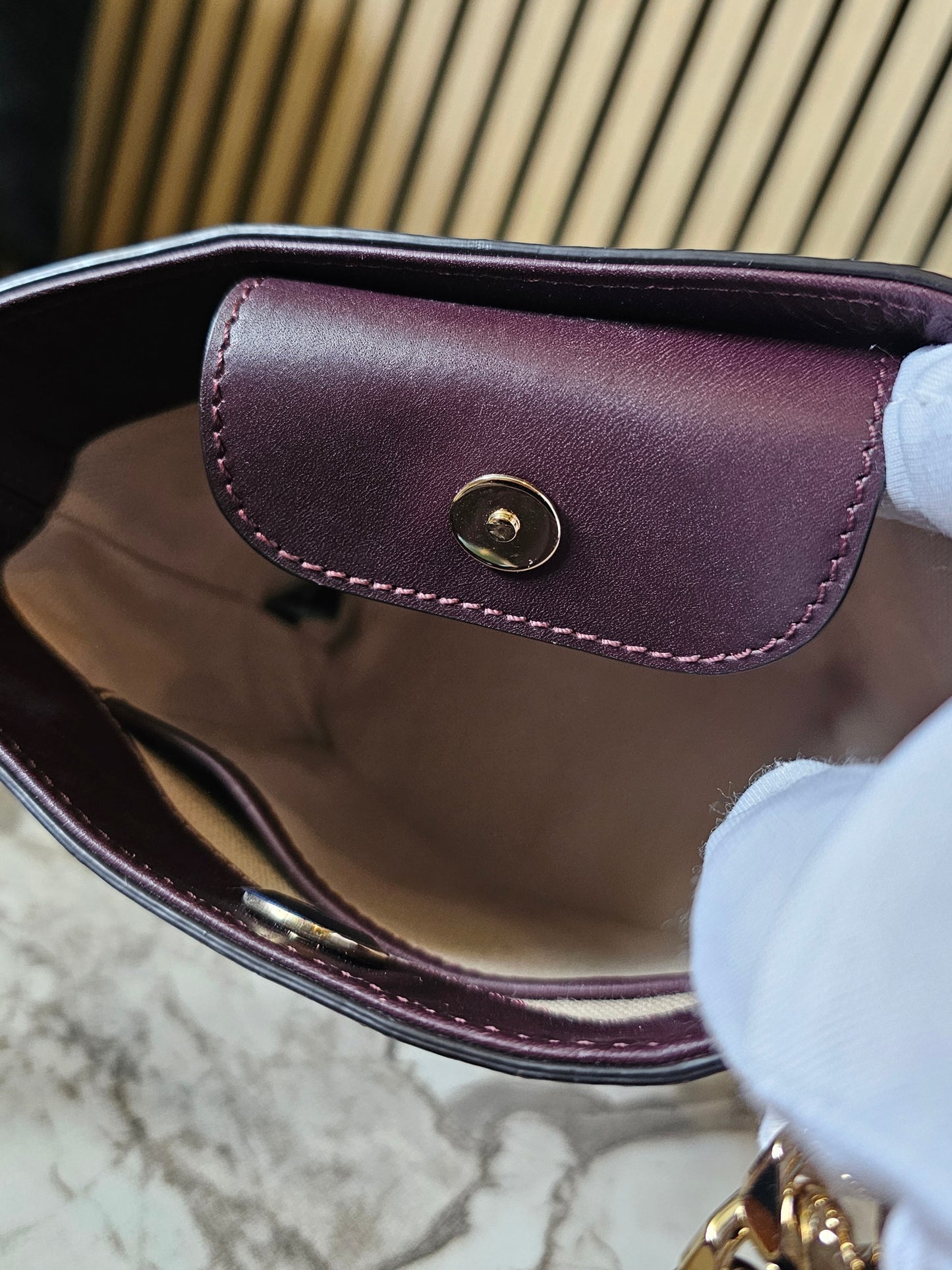 Mulberry bag mini Jamie, oxblood.