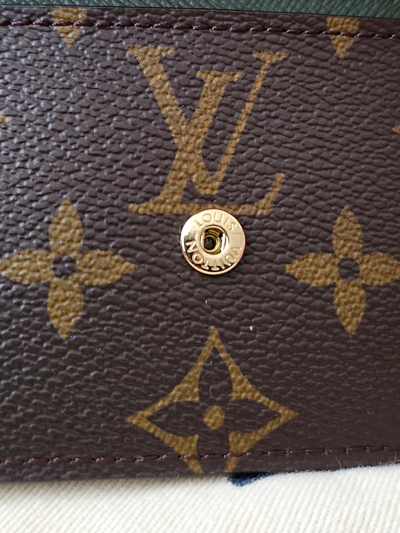 Louis Vuitton mønt pung I monogram kanvas.
